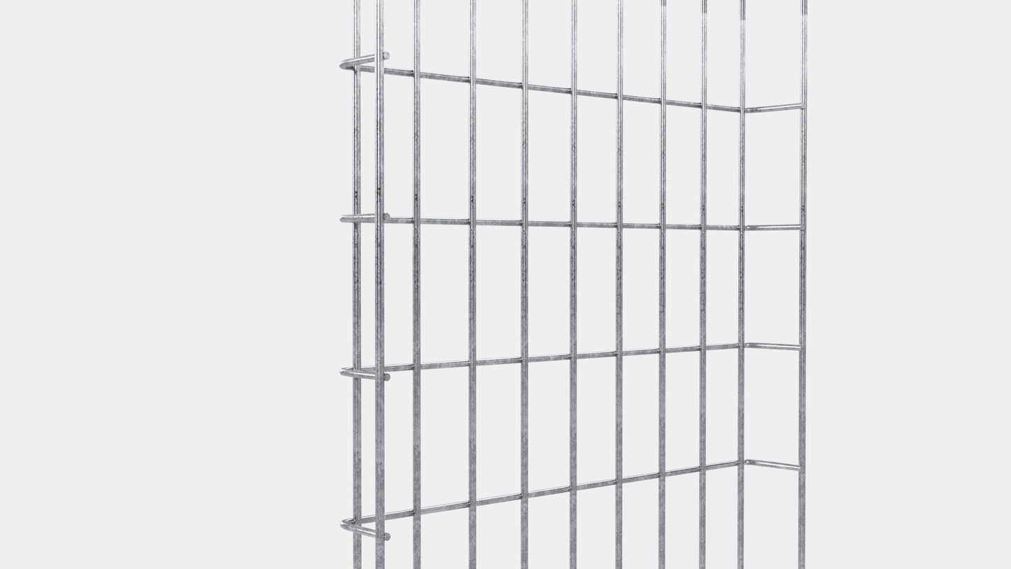 Rankgitter Höhe 110 cm, Tiefe 5 cm, Maschenweite 5 x 10 cm