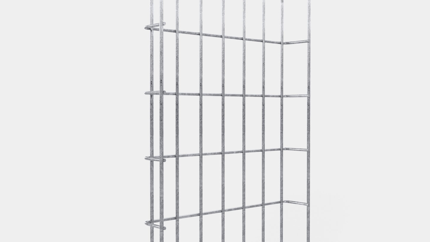 Kabelkanal Höhe 110 cm, Tiefe 5 cm, Maschenweite 5 x 10 cm