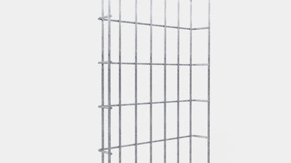 Kabelkanal Höhe 110 cm, Tiefe 5 cm, Maschenweite 5 x 10 cm