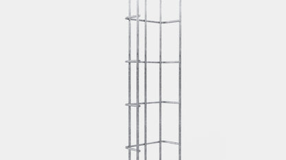 Rankgitter Höhe 110 cm, Tiefe 5 cm, Maschenweite 5 x 10 cm