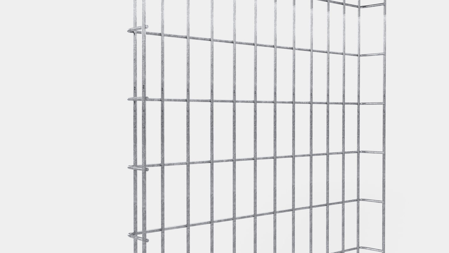 Kabelkanal Höhe 110 cm, Tiefe 5 cm, Maschenweite 5 x 10 cm