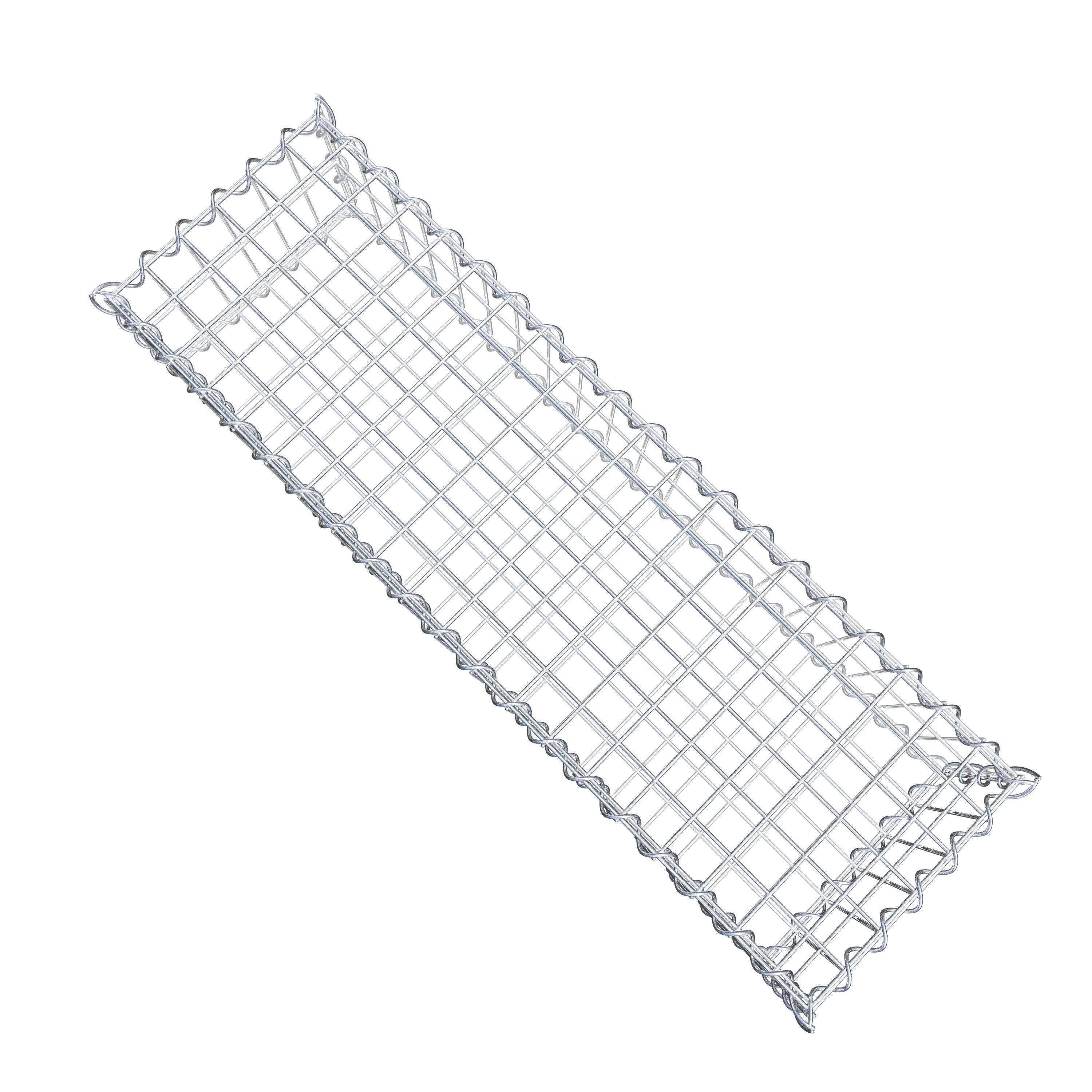 Gabion 100 cm x 20 cm x 30 cm (L x H x P), maille 5 cm x 10 cm, spirale