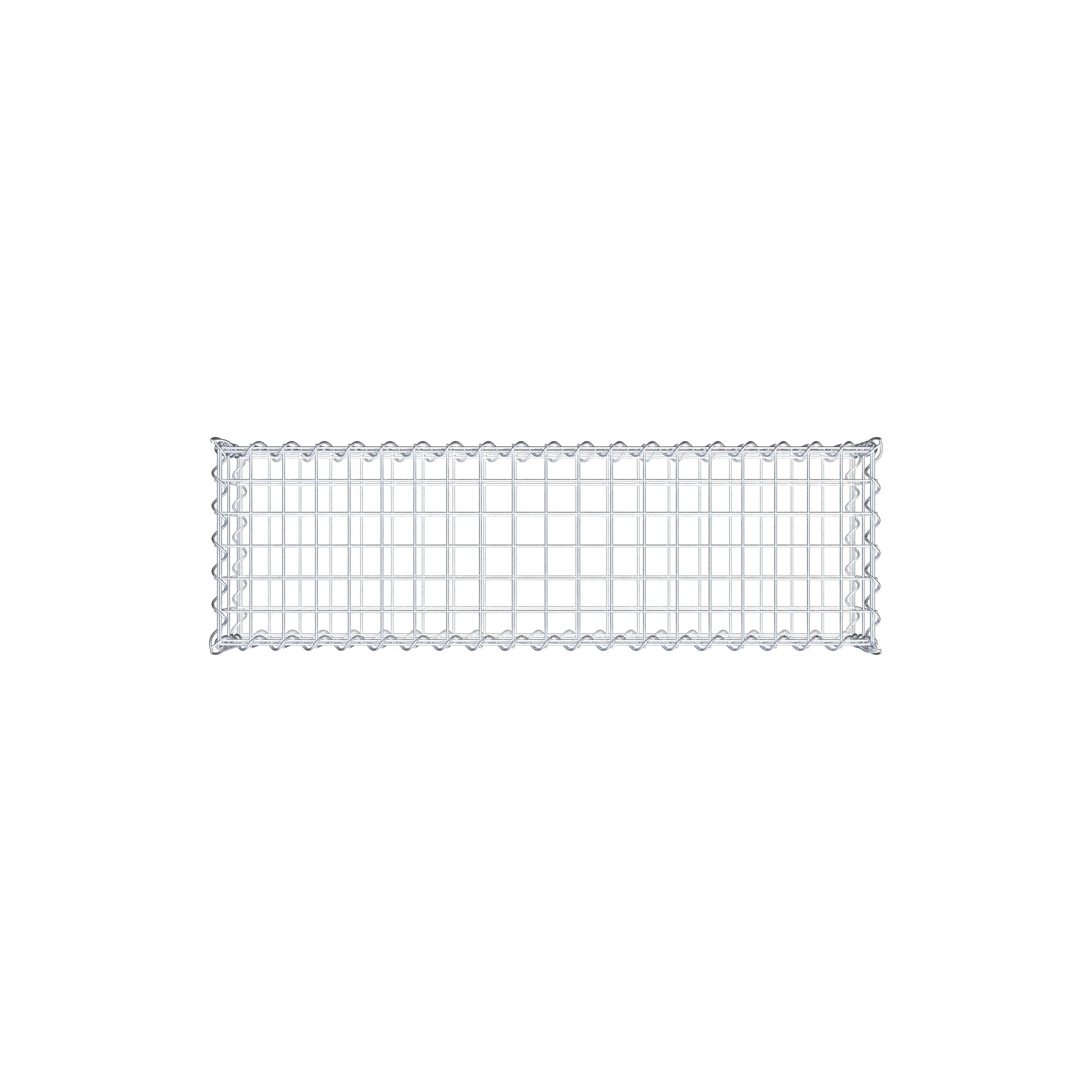 Gabion 100 cm x 20 cm x 30 cm (L x H x P), maille 5 cm x 10 cm, spirale