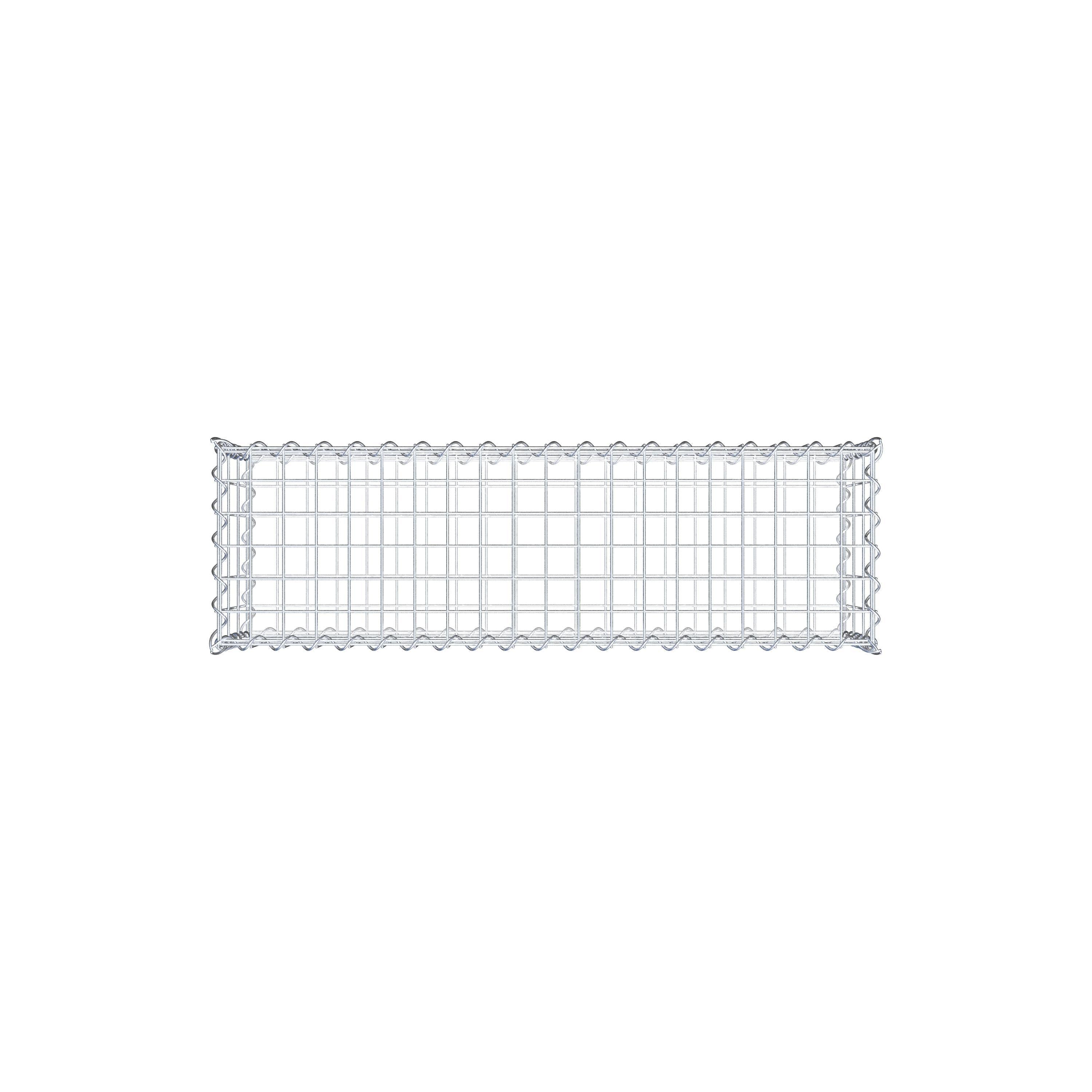 Gabion 100 cm x 30 cm x 30 cm (L x H x P), maille 5 cm x 10 cm, spirale