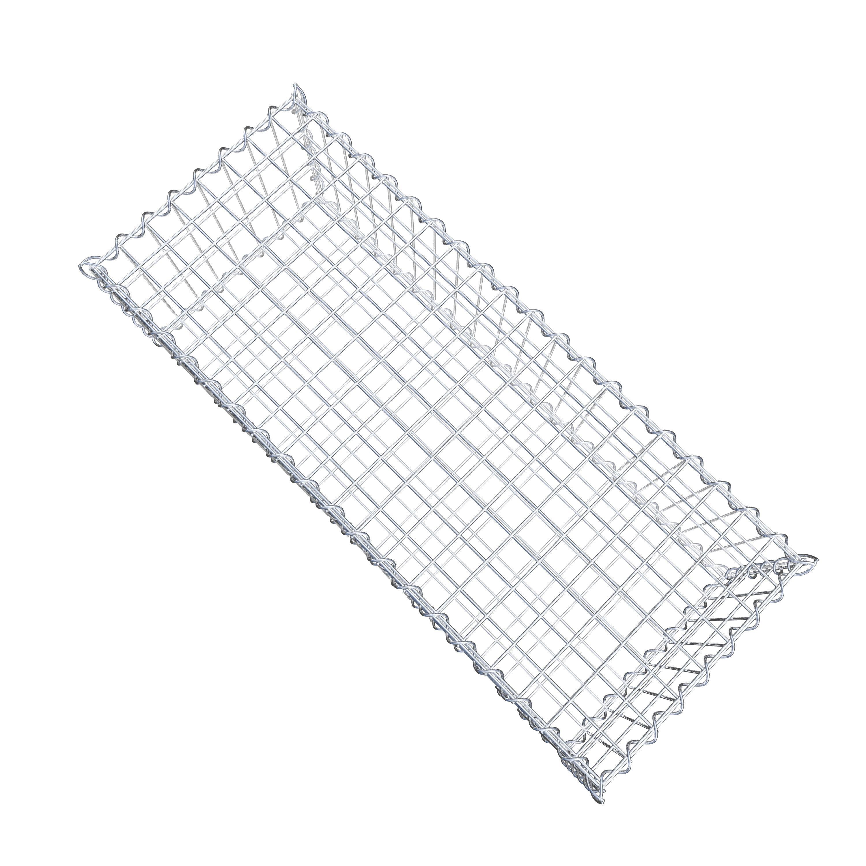 Gabion 100 cm x 30 cm x 40 cm (L x H x P), maille 5 cm x 10 cm, spirale