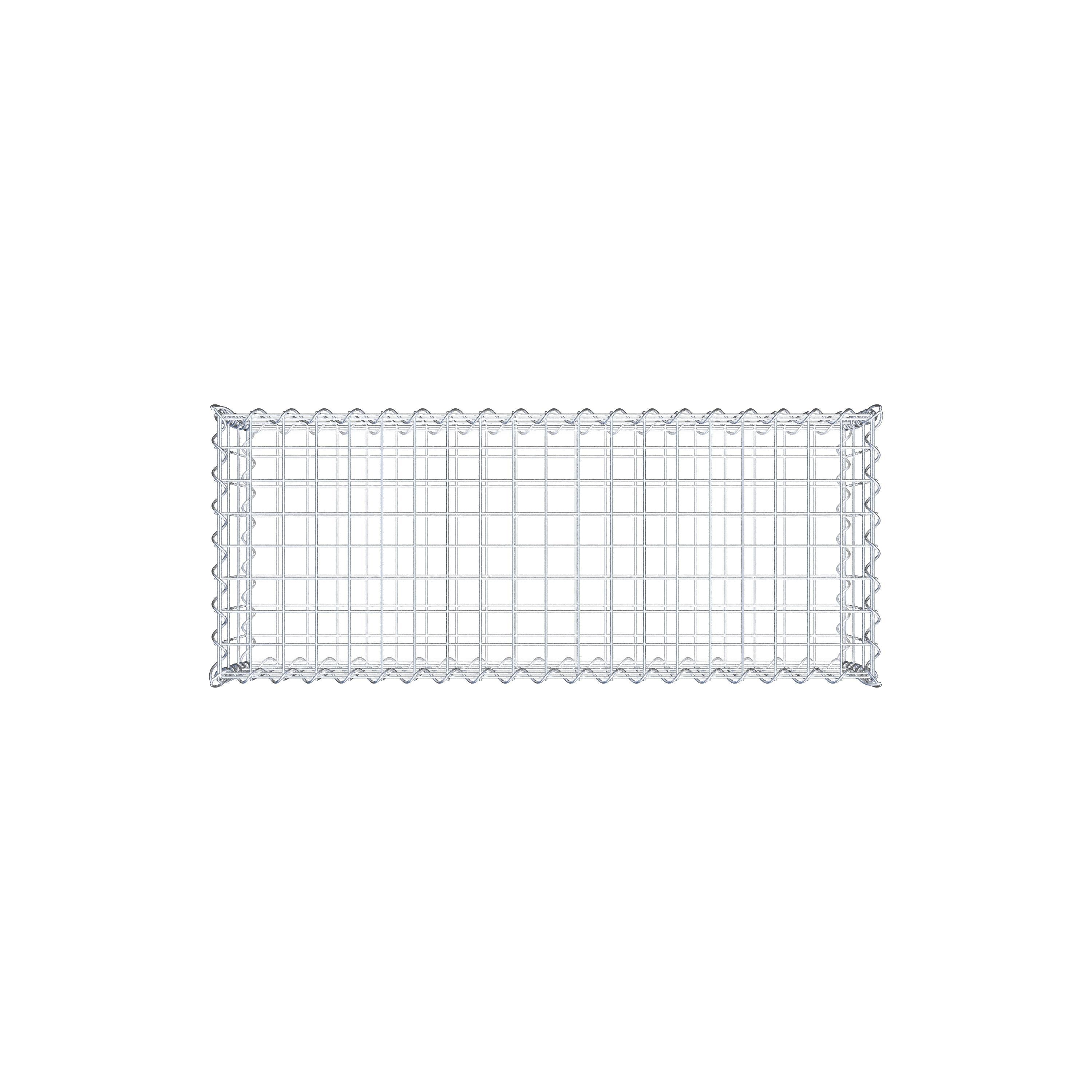 Gabion 100 cm x 30 cm x 40 cm (L x H x P), maille 5 cm x 10 cm, spirale