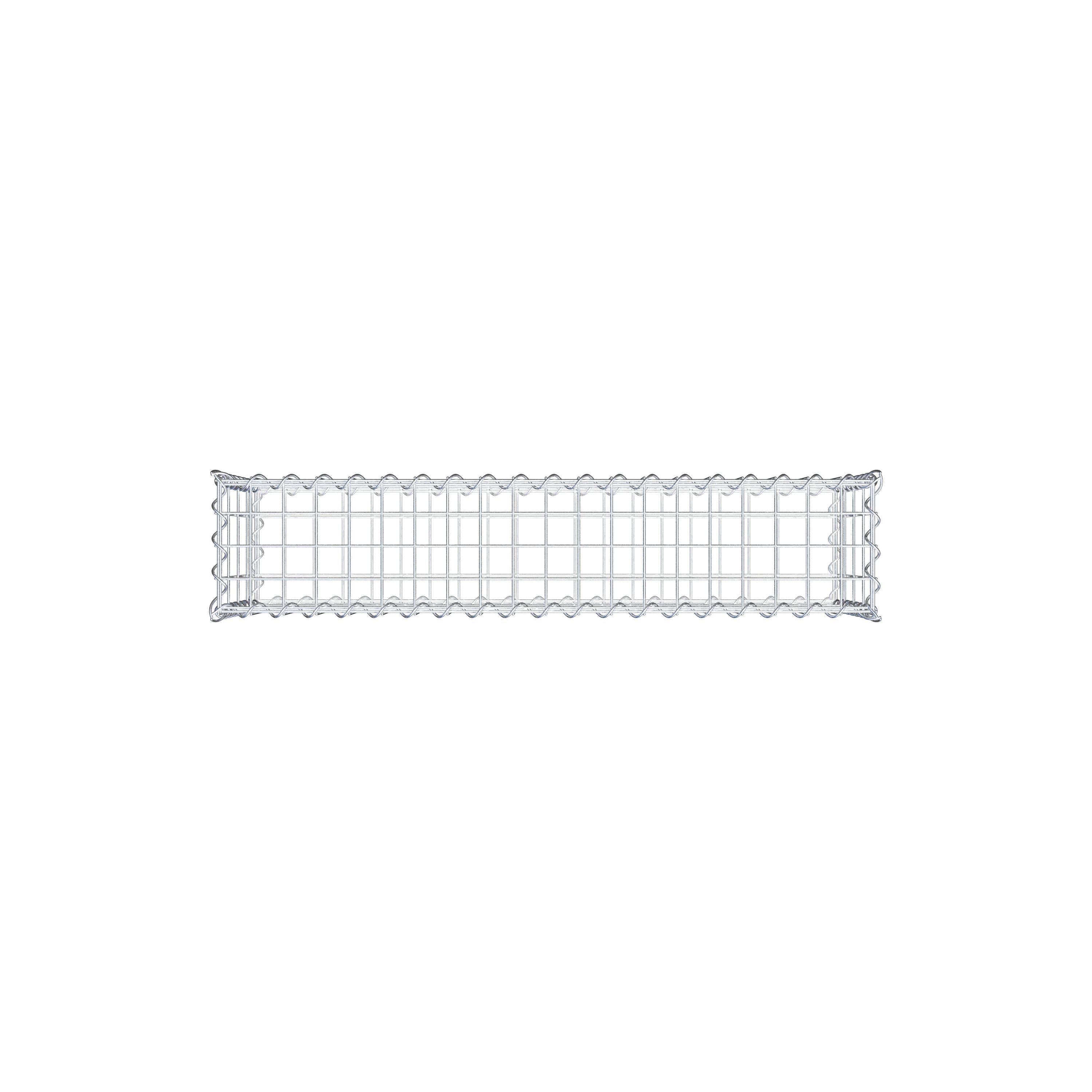 Gabion 100 cm x 40 cm x 20 cm (L x H x P), maille 5 cm x 10 cm, spirale