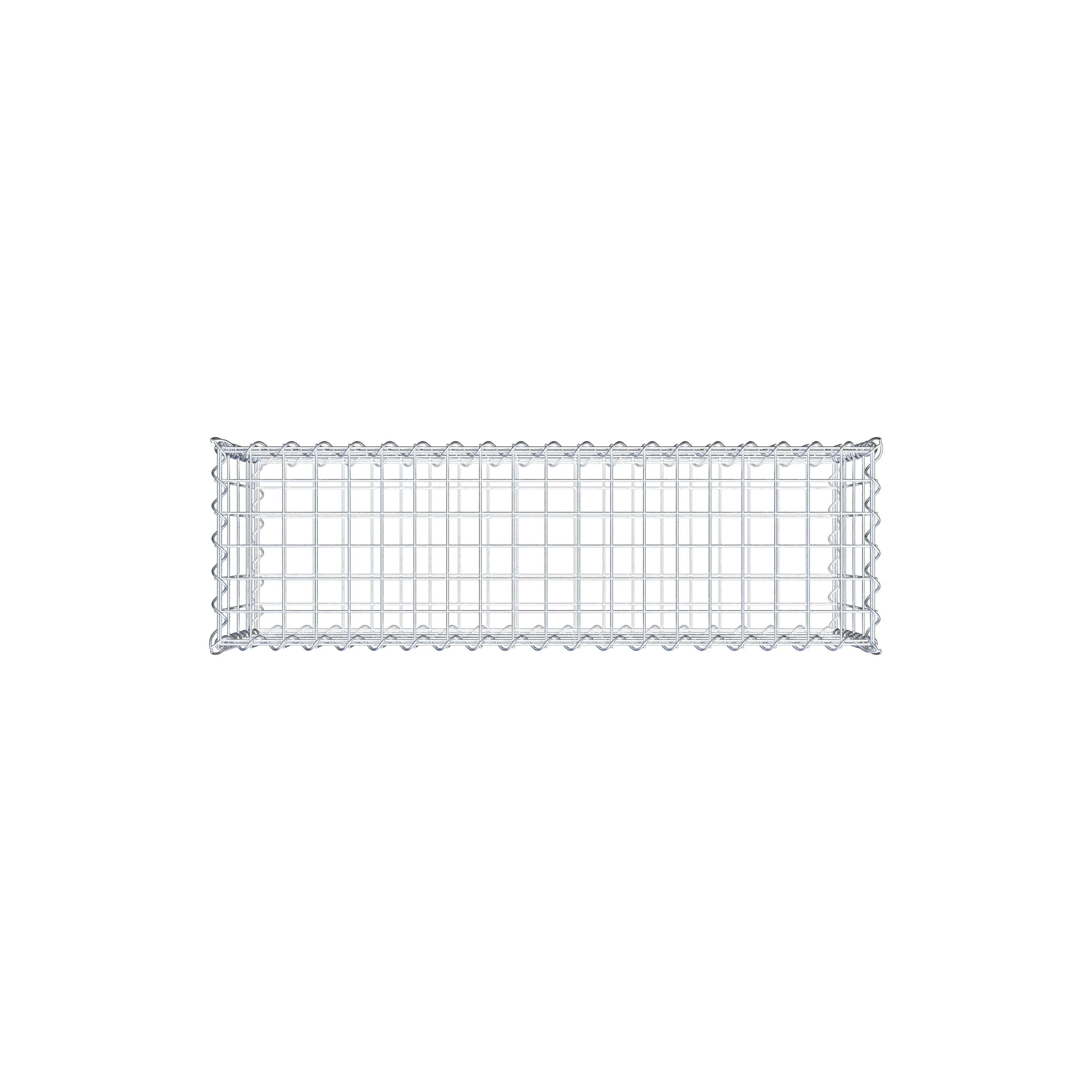 Gabion 100 cm x 40 cm x 30 cm (L x H x P), maille 5 cm x 10 cm, spirale