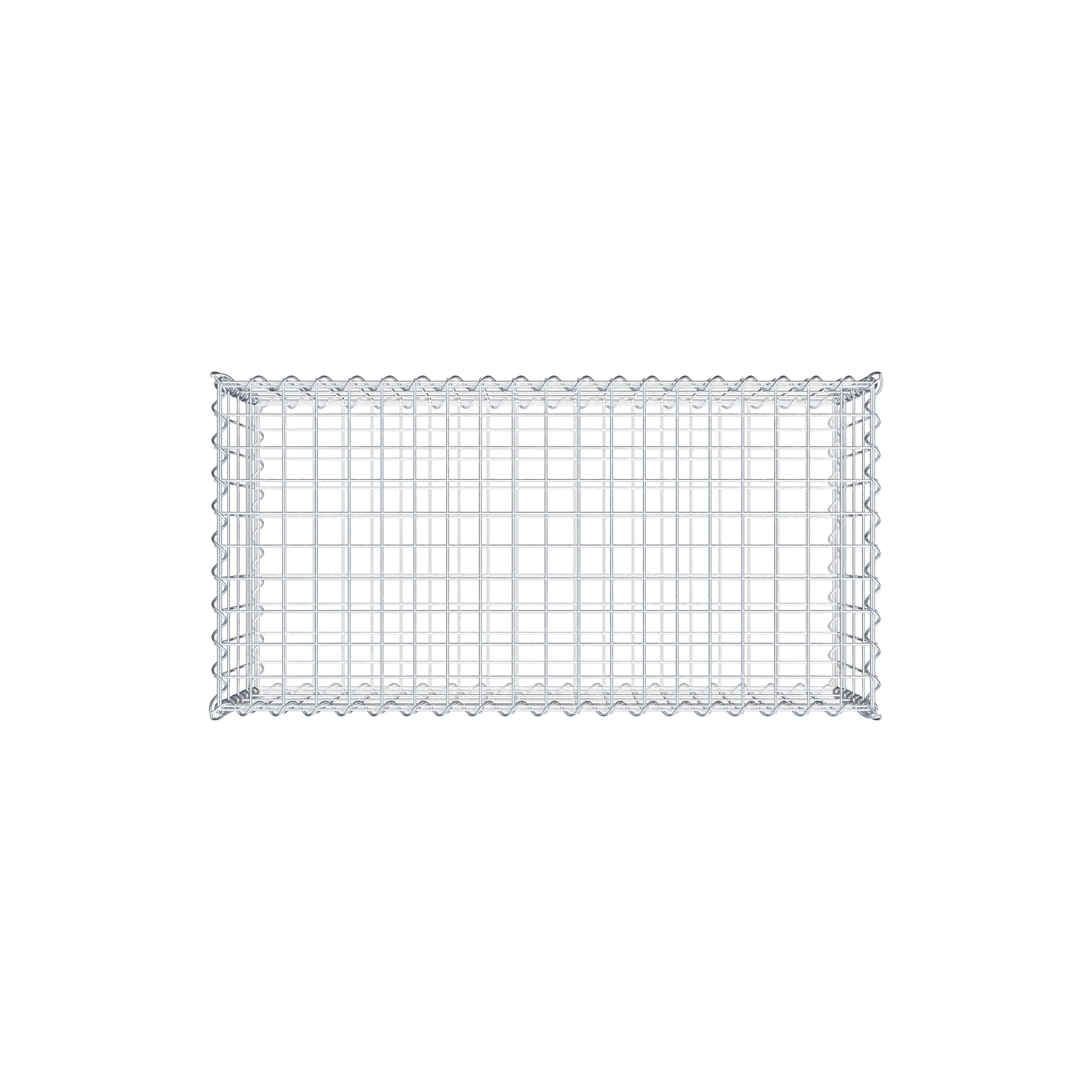 Gabion 100 cm x 40 cm x 50 cm (L x H x P), maille 5 cm x 10 cm, spirale