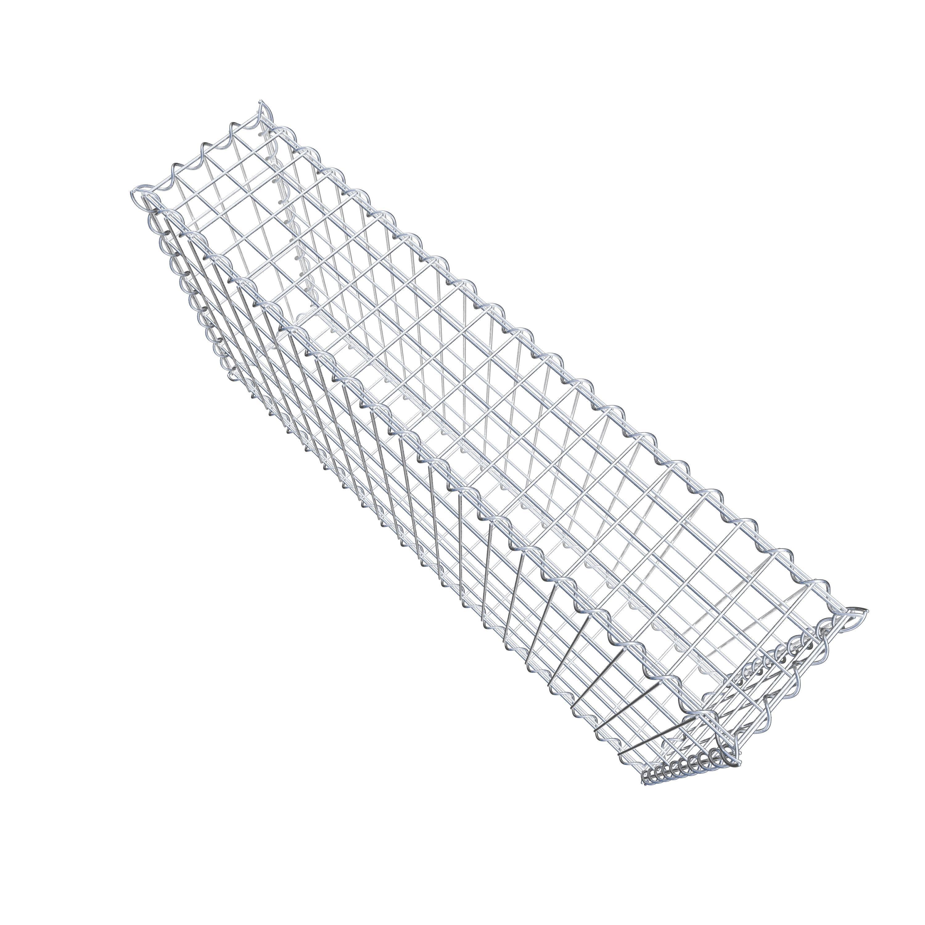 Gabion 100 cm x 50 cm x 20 cm (L x H x P), maille 5 cm x 10 cm, spirale