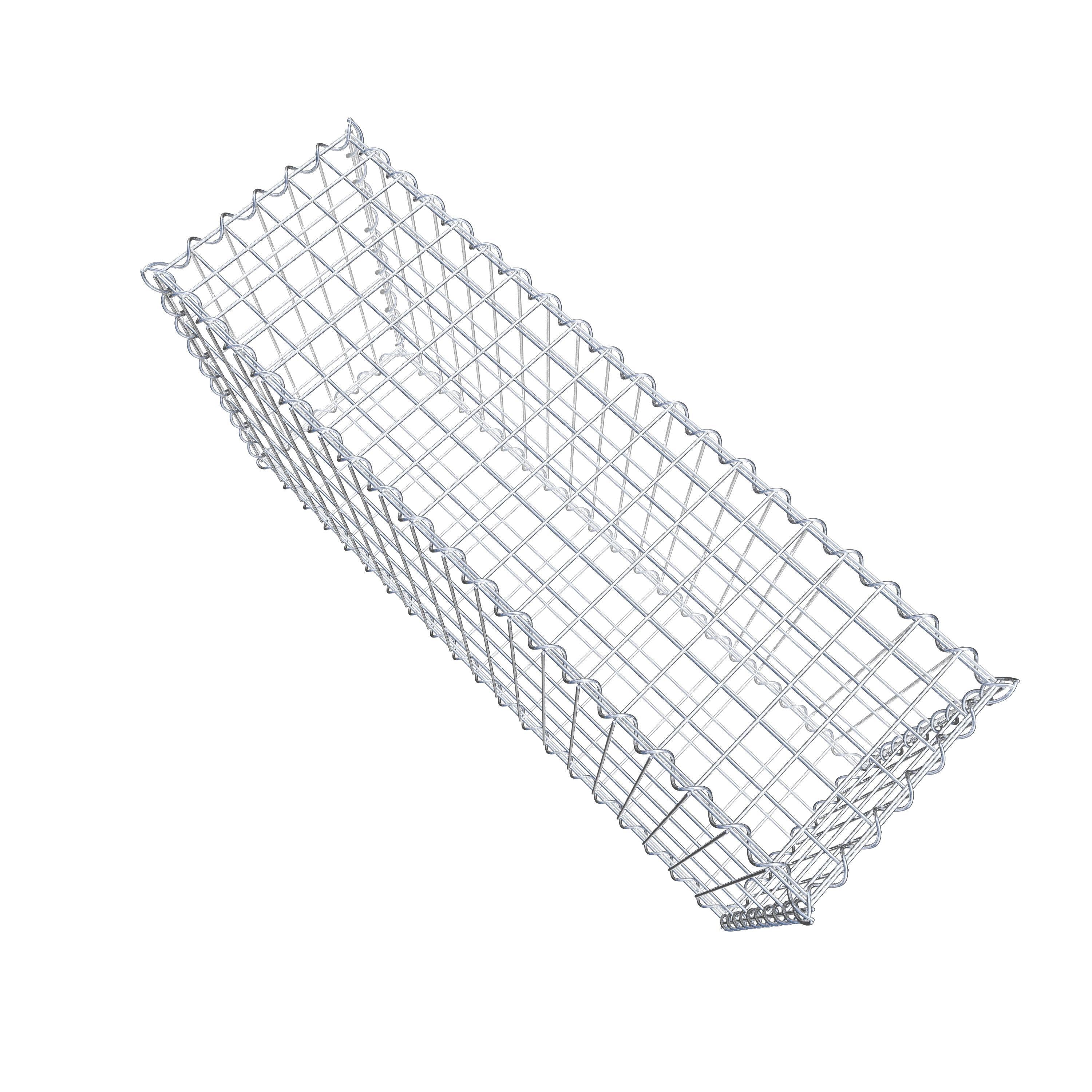 Gabion 100 cm x 50 cm x 30 cm (L x H x P), maille 5 cm x 10 cm, spirale