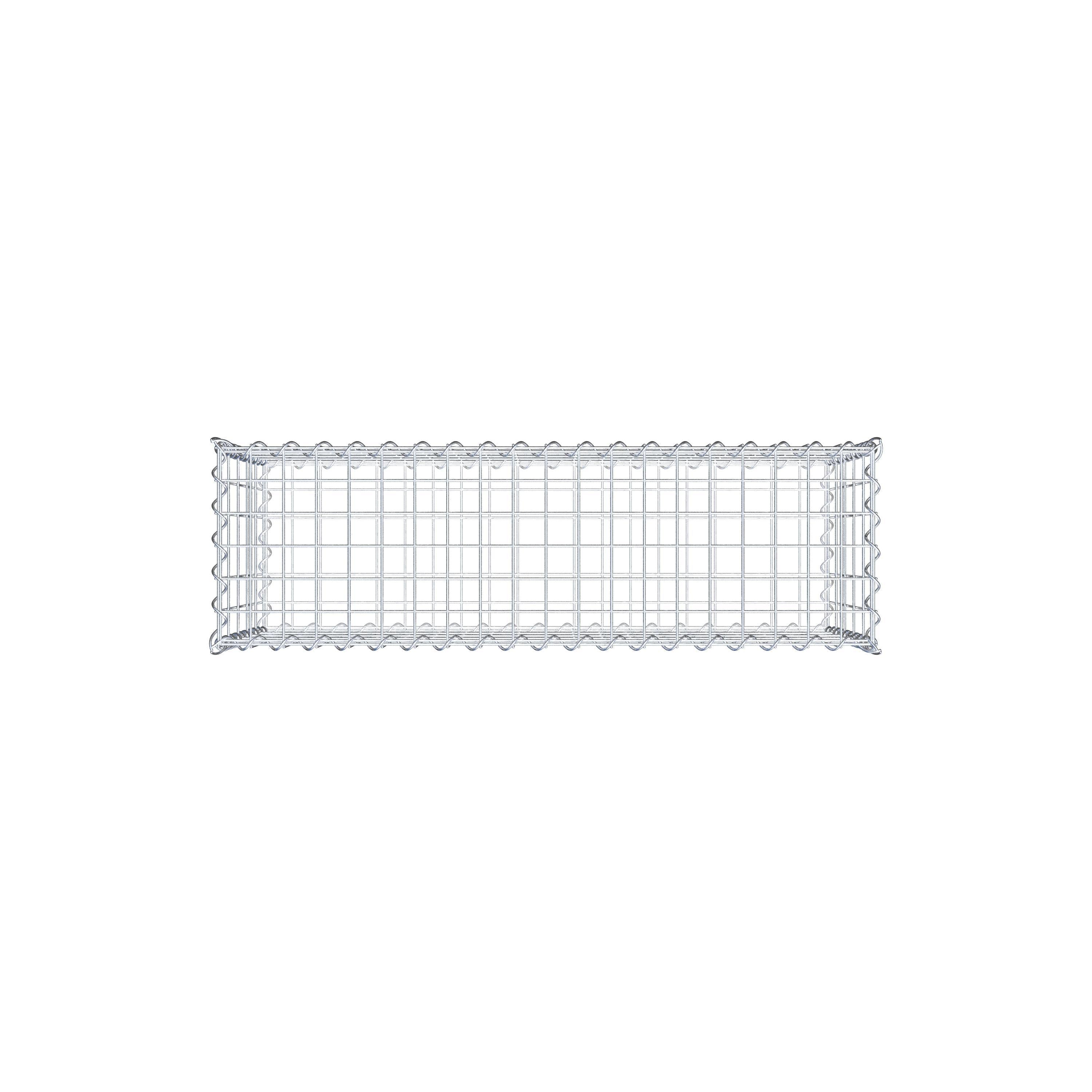 Gabion 100 cm x 50 cm x 30 cm (L x H x P), maille 5 cm x 10 cm, spirale