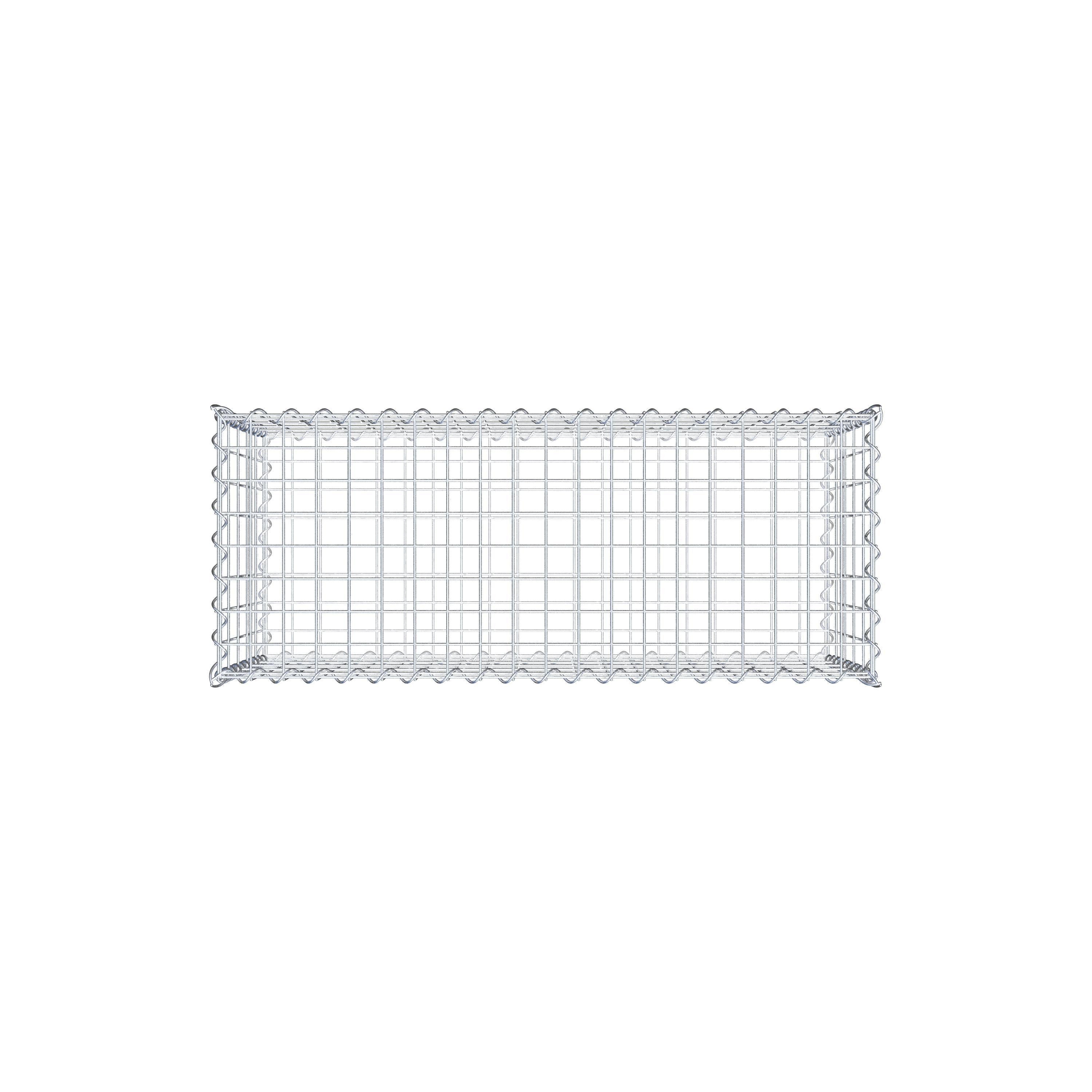 Gabion 100 cm x 50 cm x 40 cm (L x H x P), maille 5 cm x 10 cm, spirale