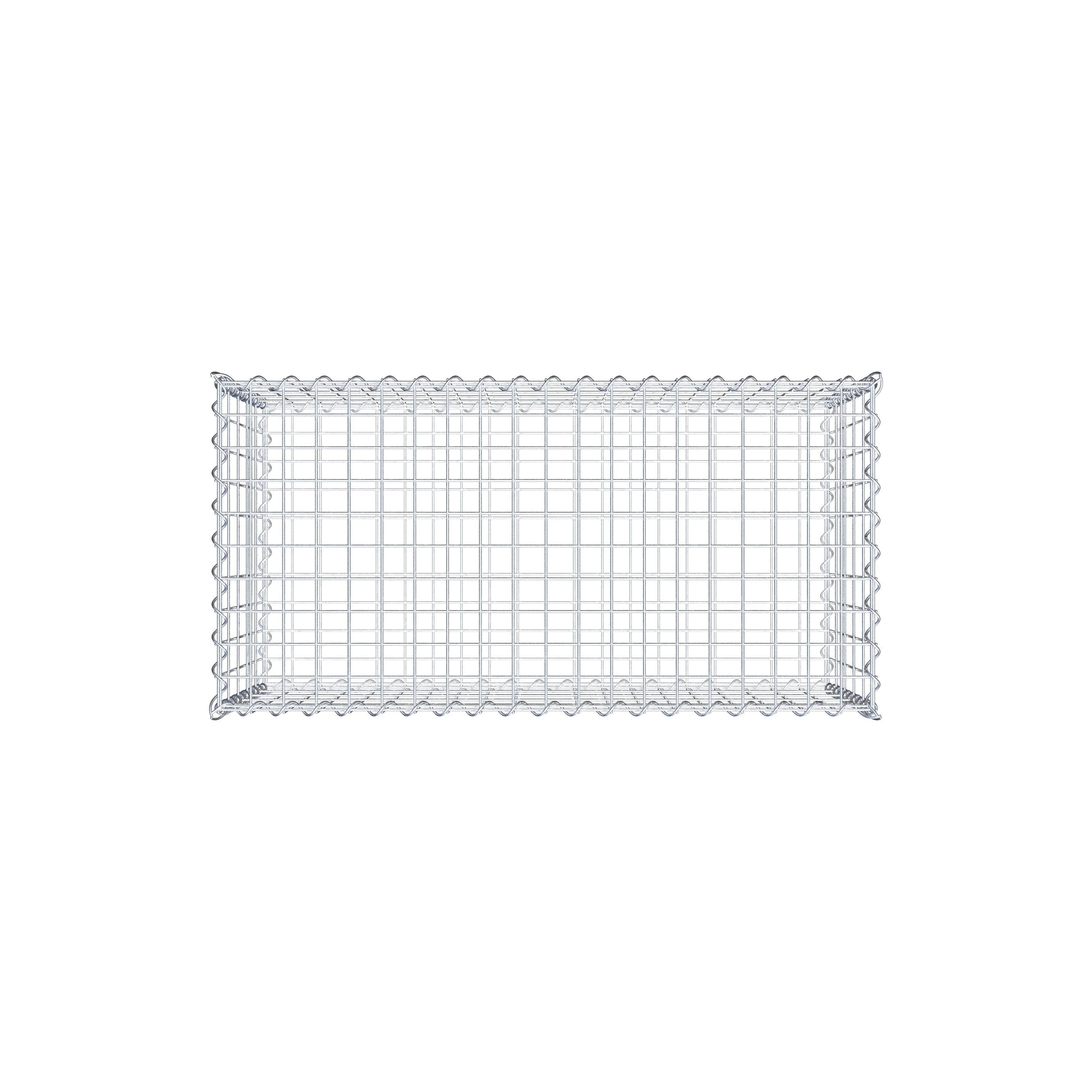 Gabion 100 cm x 50 cm x 50 cm (L x H x P), maille 5 cm x 10 cm, spirale