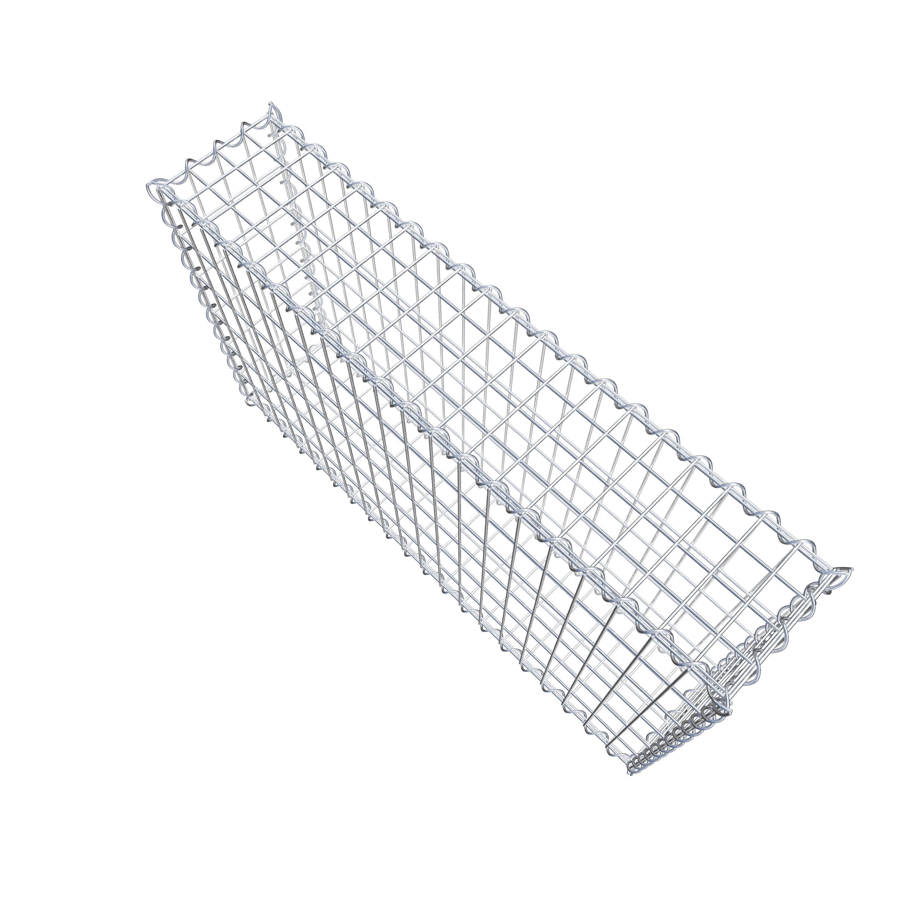 Gabion 100 cm x 60 cm x 20 cm (L x H x P), maille 5 cm x 10 cm, spirale