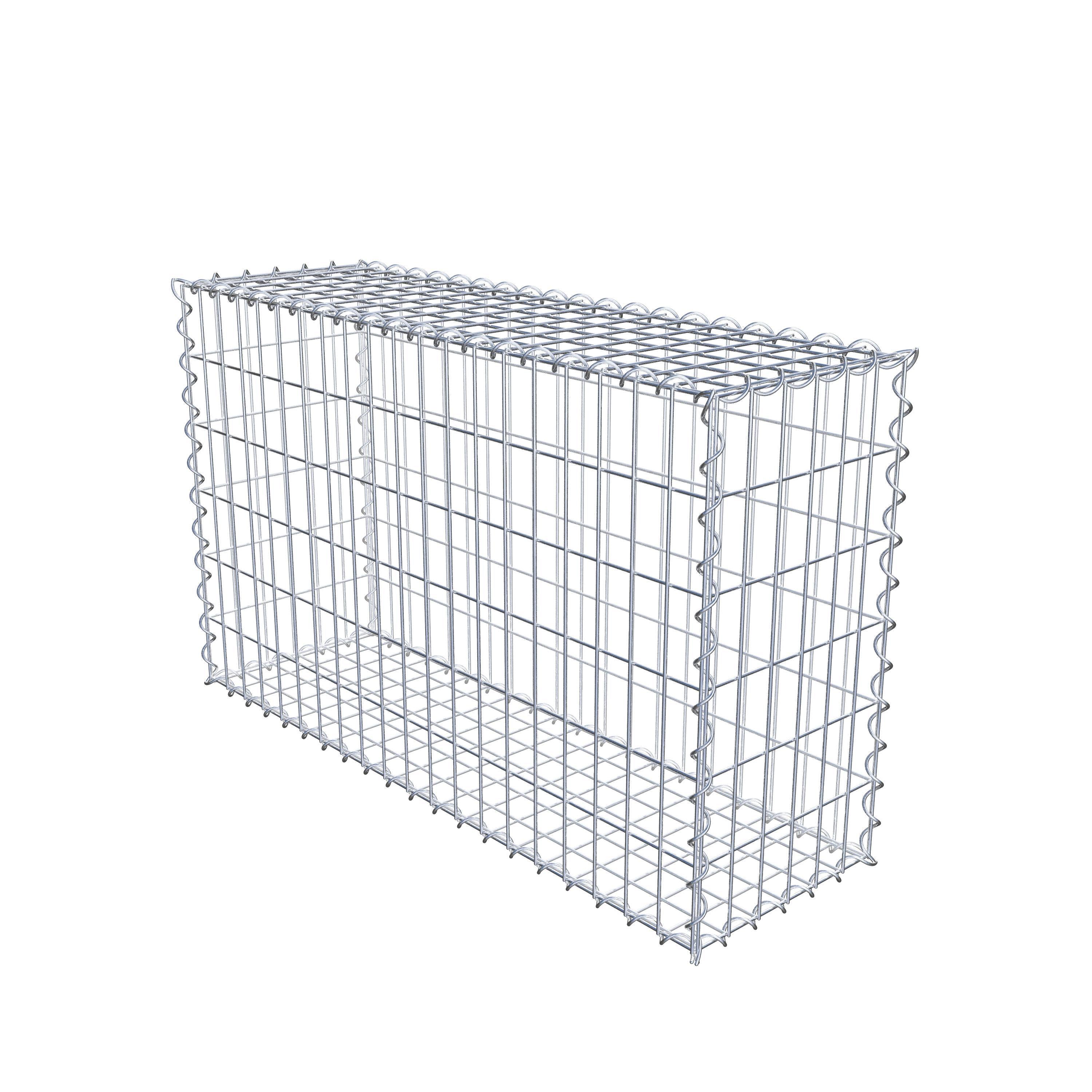 Gabion 100 cm x 60 cm x 30 cm (L x H x P), maille 5 cm x 10 cm, spirale