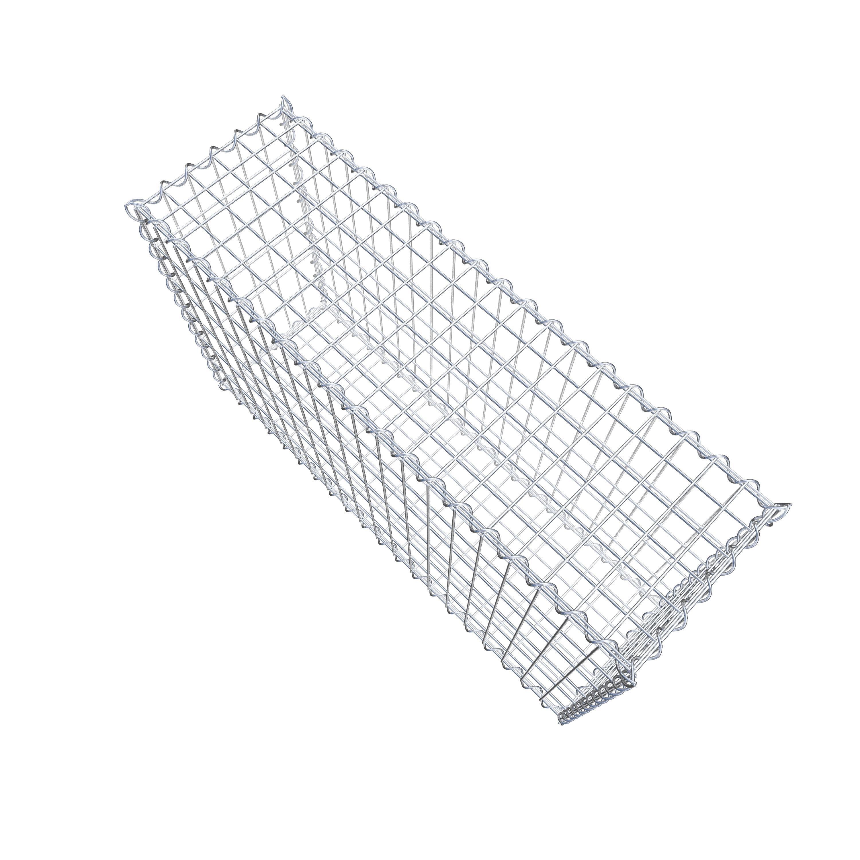 Gabion 100 cm x 60 cm x 30 cm (L x H x P), maille 5 cm x 10 cm, spirale