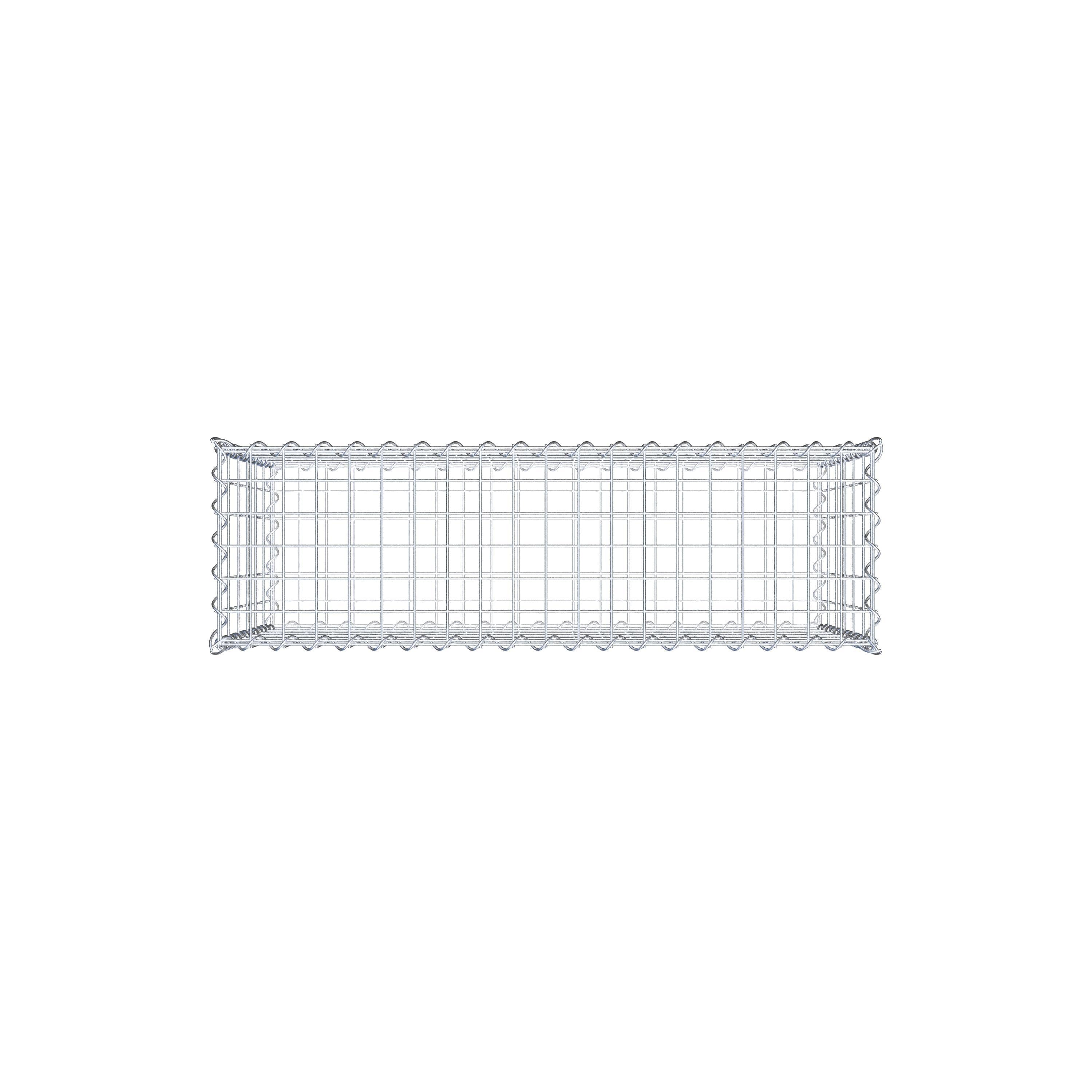 Gabion 100 cm x 60 cm x 30 cm (L x H x P), maille 5 cm x 10 cm, spirale