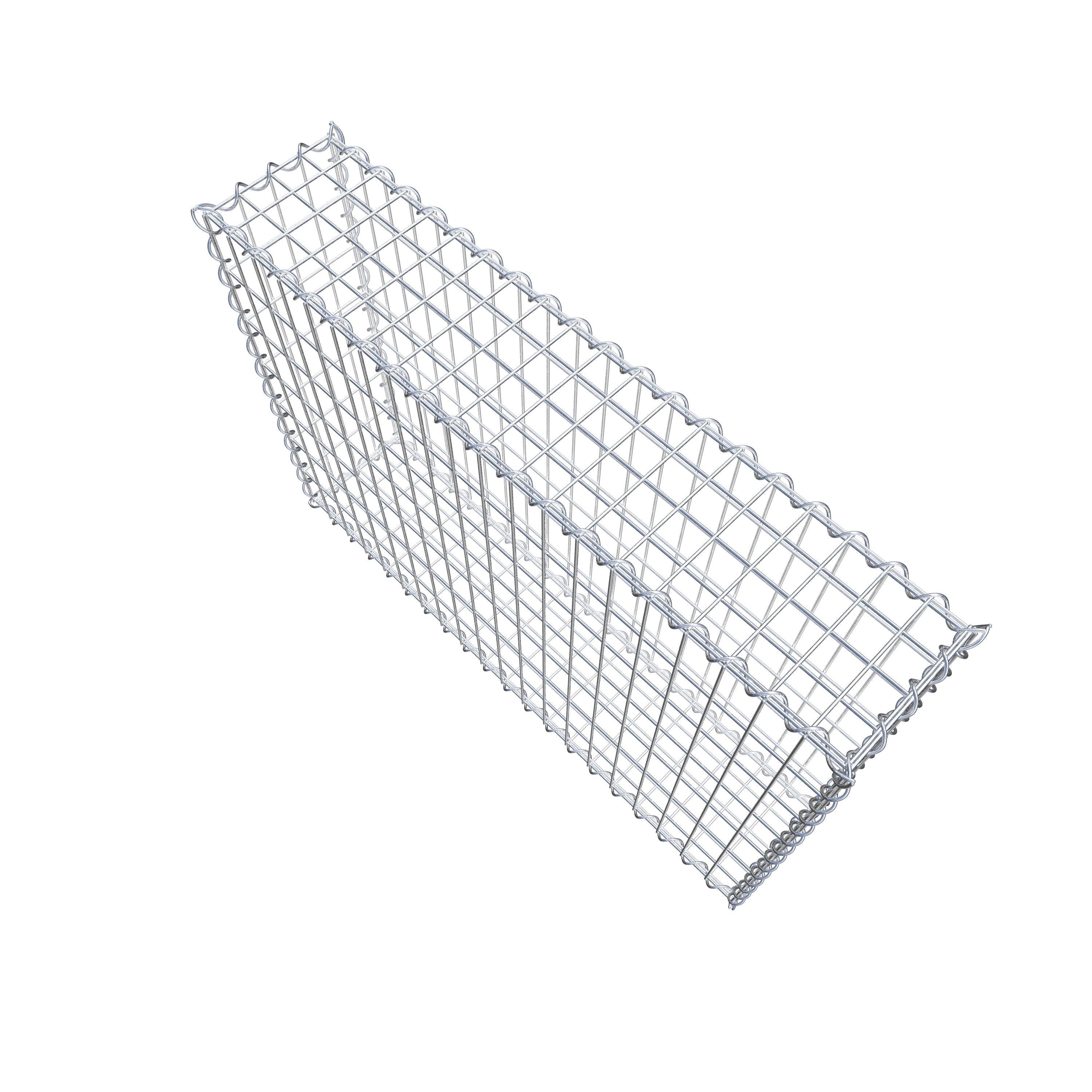 Gabion 100 cm x 70 cm x 20 cm (L x H x P), maille 5 cm x 10 cm, spirale