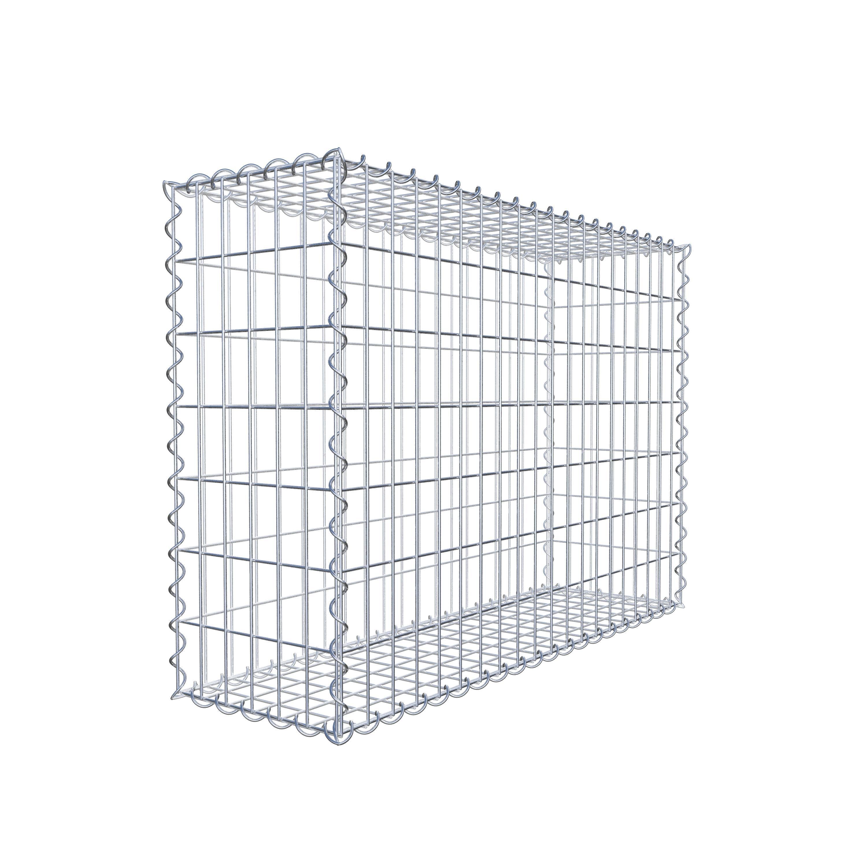 Gabion 100 cm x 70 cm x 30 cm (L x H x P), maille 5 cm x 10 cm, spirale