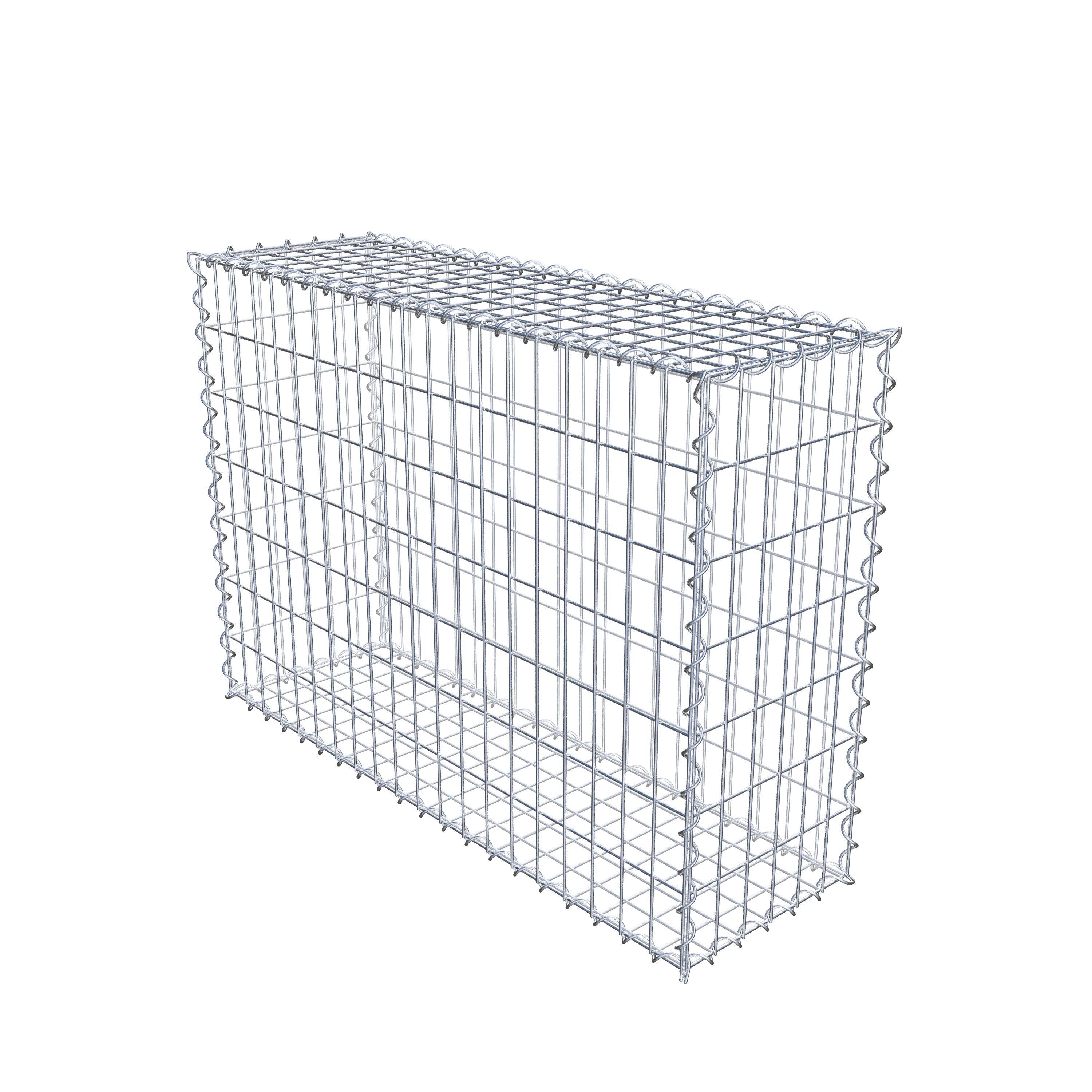 Gabion 100 cm x 70 cm x 30 cm (L x H x P), maille 5 cm x 10 cm, spirale