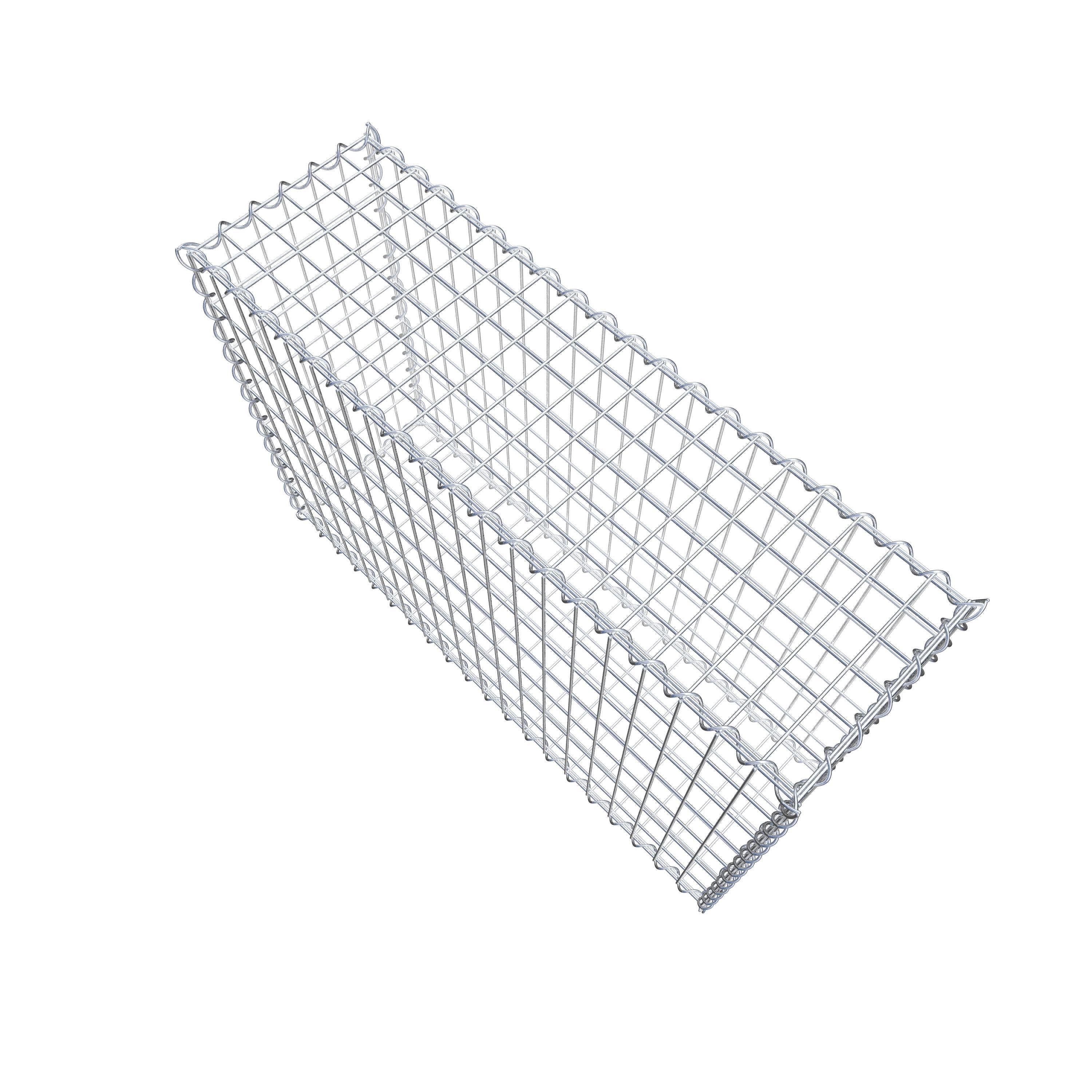 Gabion 100 cm x 70 cm x 30 cm (L x H x P), maille 5 cm x 10 cm, spirale