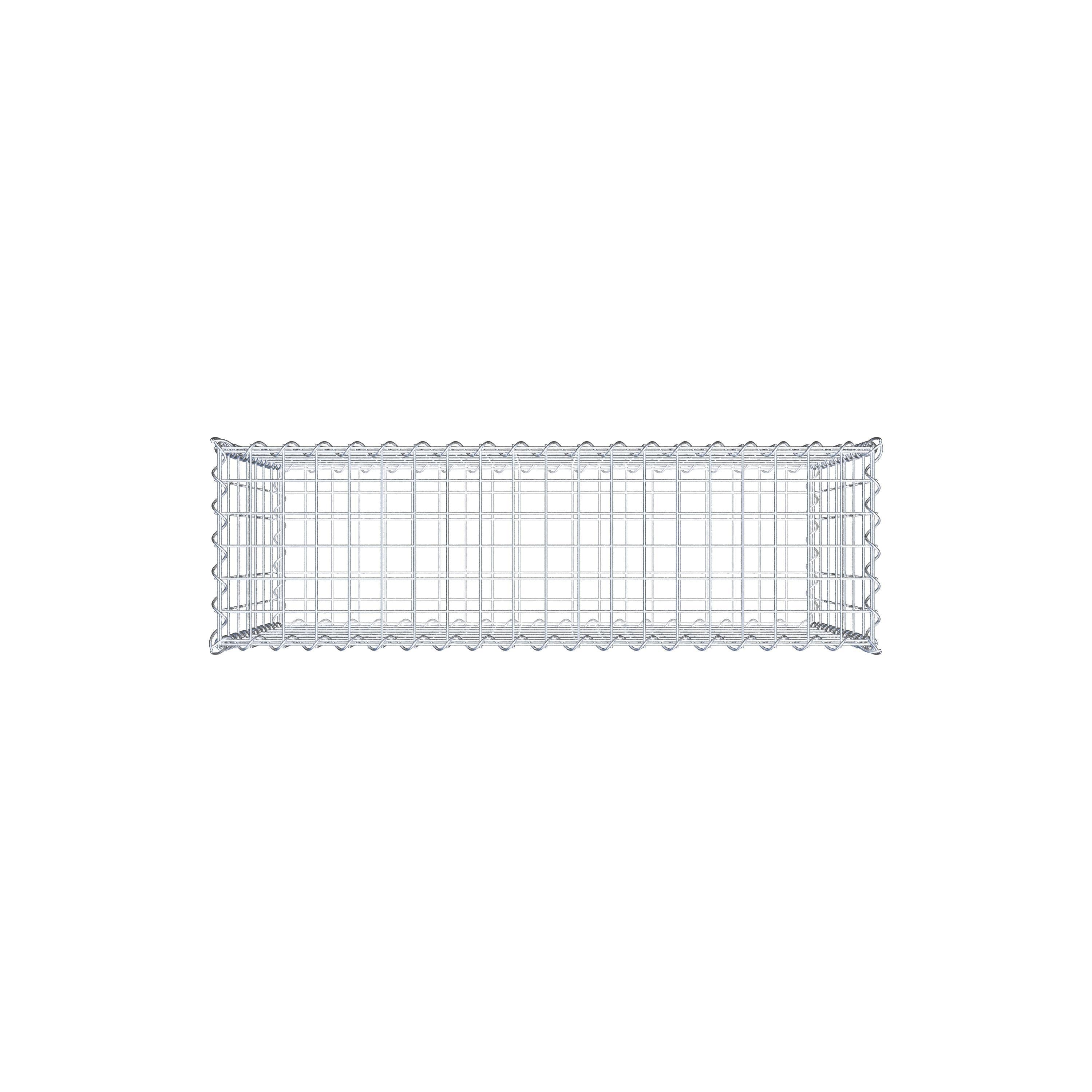 Gabion 100 cm x 70 cm x 30 cm (L x H x P), maille 5 cm x 10 cm, spirale