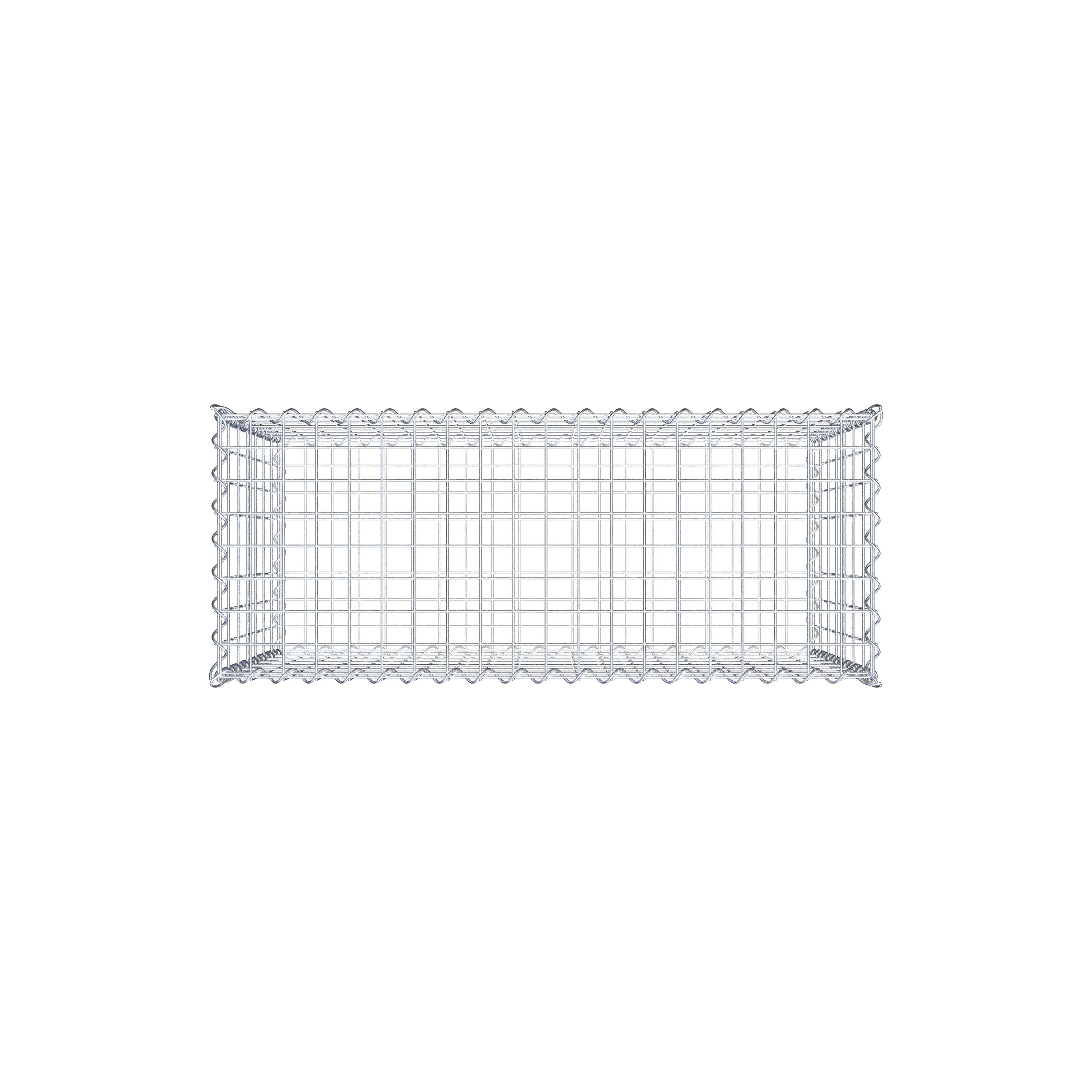 Gabion 100 cm x 70 cm x 40 cm (L x H x P), maille 5 cm x 10 cm, spirale