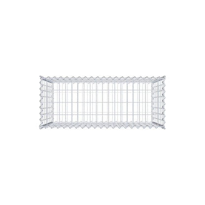 Gabion 100 cm x 70 cm x 40 cm (L x H x P), mailles 5 cm x 10 cm, spirale