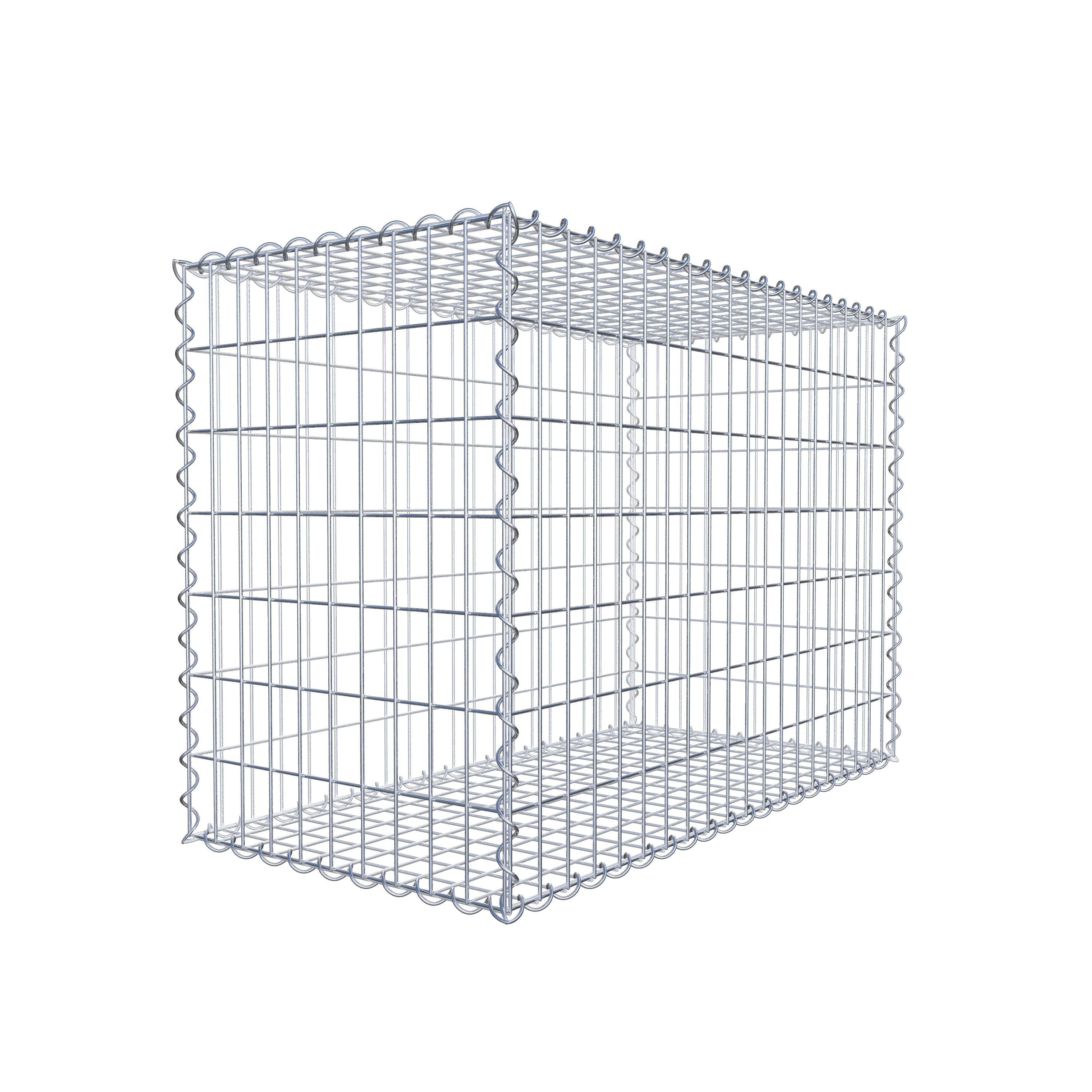 Gabion 100 cm x 70 cm x 50 cm (L x H x P), maille 5 cm x 10 cm, spirale