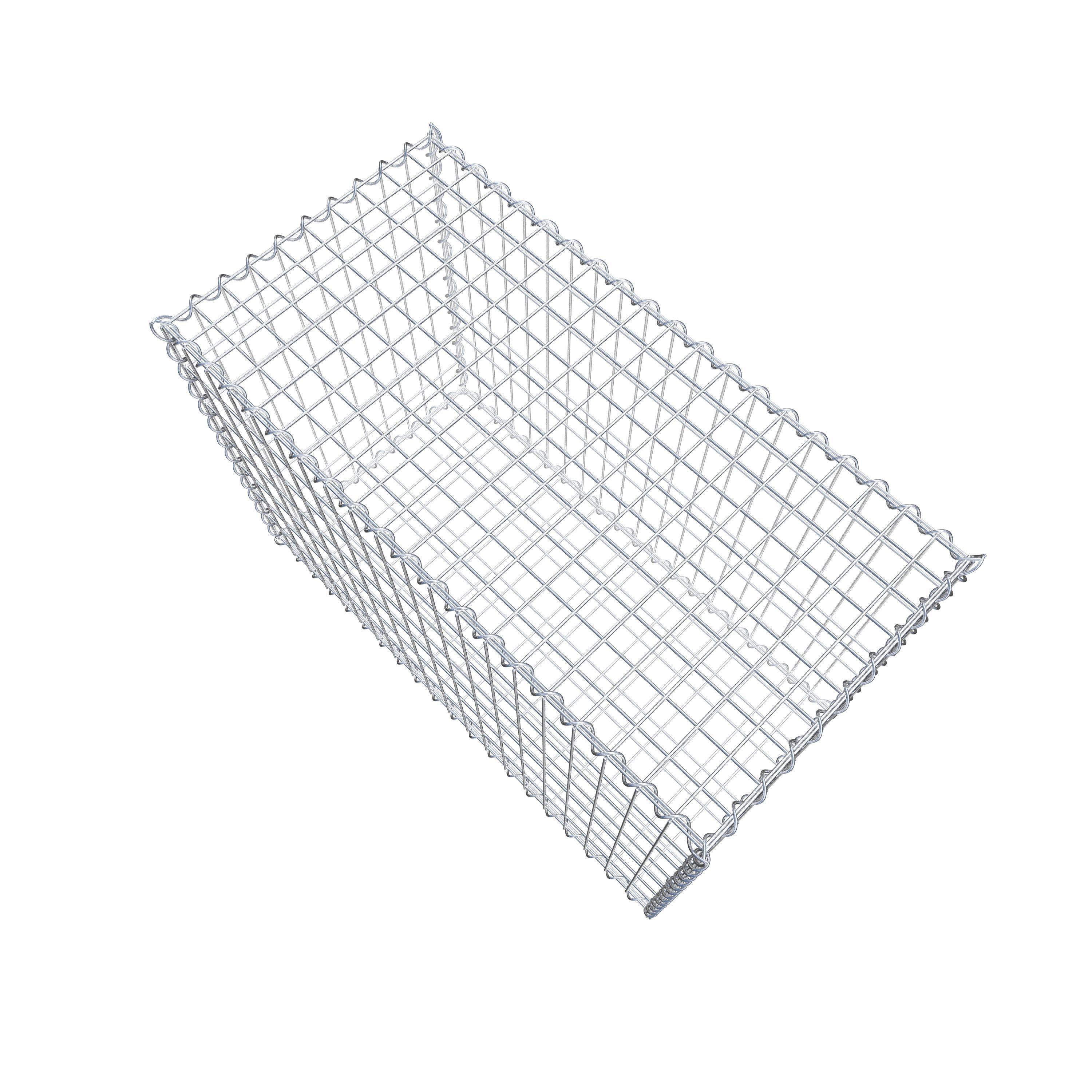 Gabion 100 cm x 70 cm x 50 cm (L x H x P), maille 5 cm x 10 cm, spirale