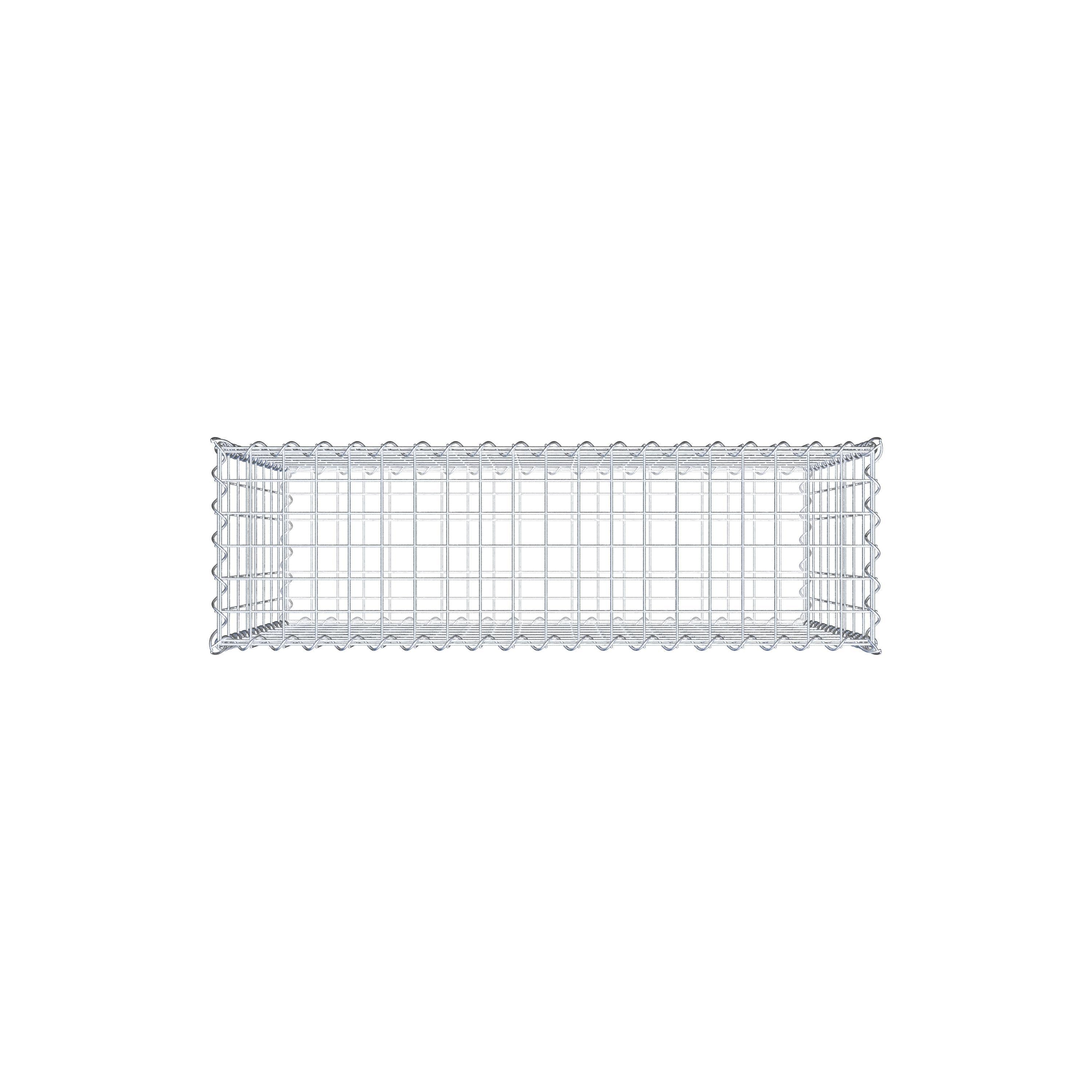 Gabion 100 cm x 80 cm x 30 cm (L x H x P), maille 5 cm x 10 cm, spirale