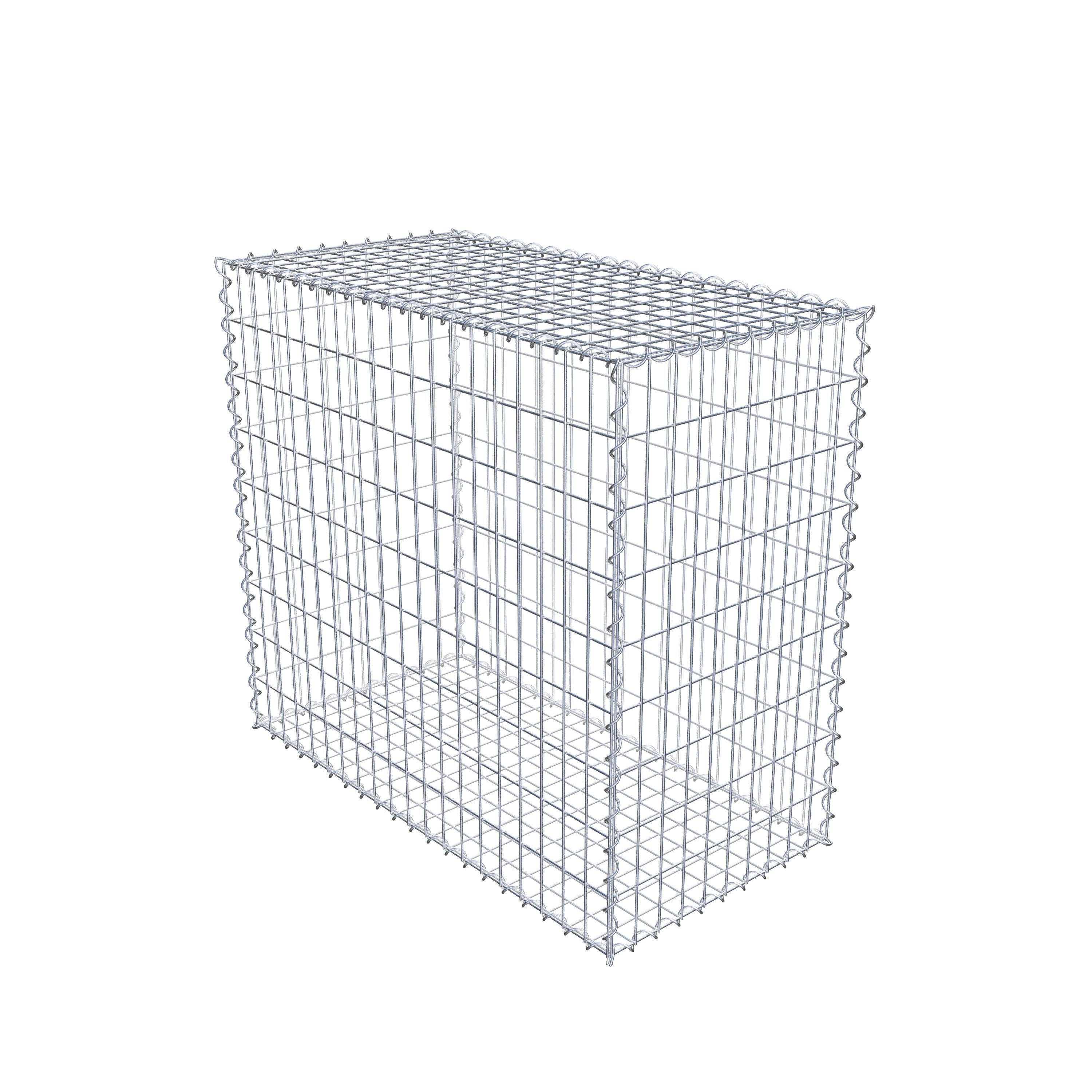 Gabion 100 cm x 90 cm x 50 cm (L x H x P), maille 5 cm x 10 cm, spirale