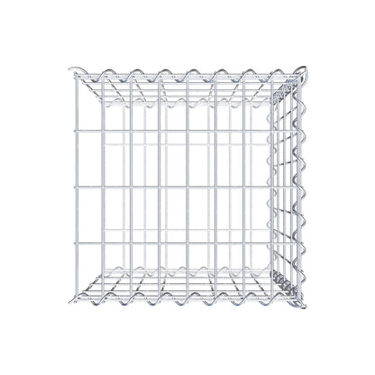 Gabion rapporté type 2 40 cm x 40 cm x 40 cm (L x H x P), mailles 5 cm x 10 cm, spirale