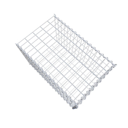 Gabion rapporté type 2 80 cm x 50 cm x 50 cm (L x H x P), mailles 5 cm x 10 cm, spirale