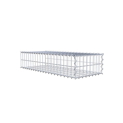 Add-on schanskorf type 2 100 cm x 20 cm x 40 cm (L x H x D), maaswijdte 5 cm x 10 cm, spiraalvormig