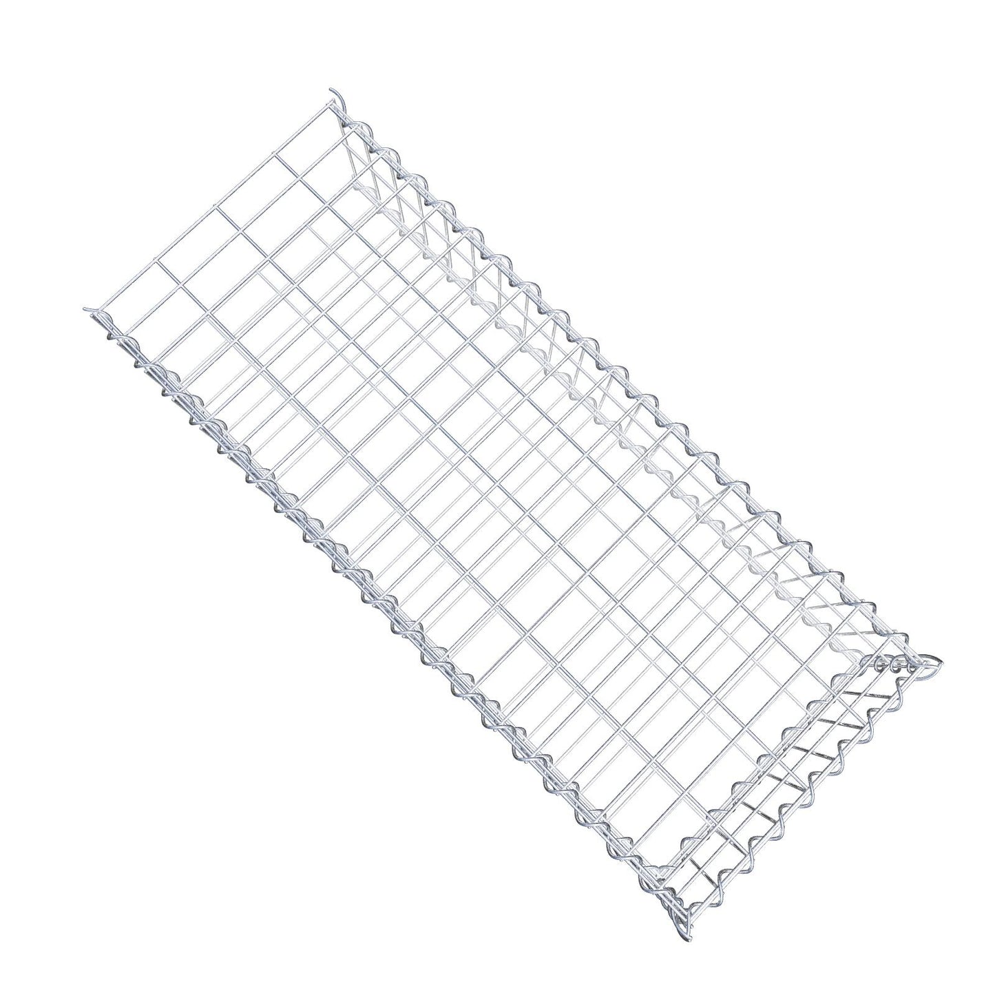 Add-on schanskorf type 2 100 cm x 20 cm x 40 cm (L x H x D), maaswijdte 5 cm x 10 cm, spiraalvormig