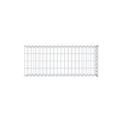 Add-on schanskorf type 2 100 cm x 20 cm x 40 cm (L x H x D), maaswijdte 5 cm x 10 cm, spiraalvormig