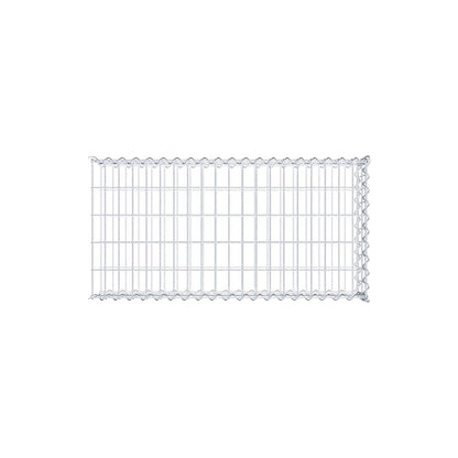 Påväxt gabion typ 2 100 cm x 20 cm x 50 cm (L x H x D), maskstorlek 5 cm x 10 cm, spiral