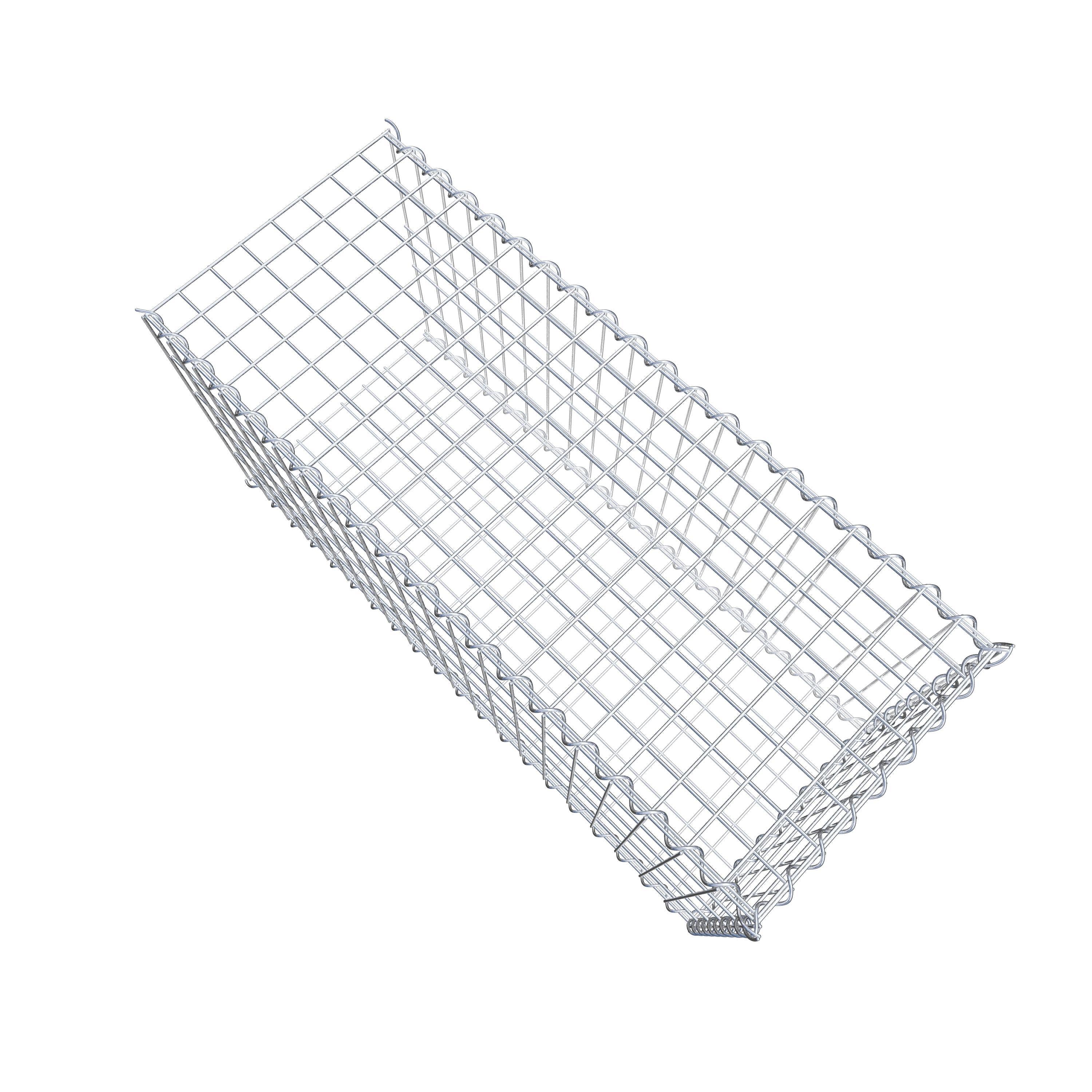 Gabion sur toile type 2 100 cm x 50 cm x 40 cm (L x H x P), maille 5 cm x 10 cm, spirale