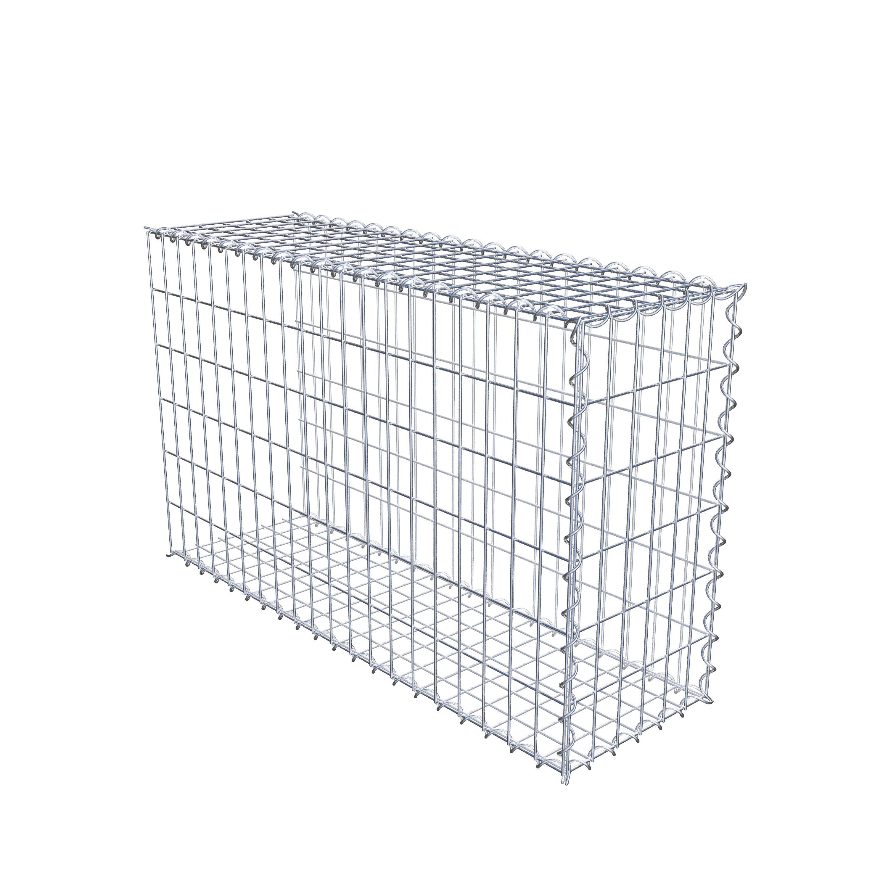 Gabion sur toile type 2 100 cm x 60 cm x 30 cm (L x H x P), maille 5 cm x 10 cm, spirale