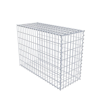 Gabion rapporté type 2 100 cm x 70 cm x 40 cm (L x H x P), mailles 5 cm x 10 cm, spirale