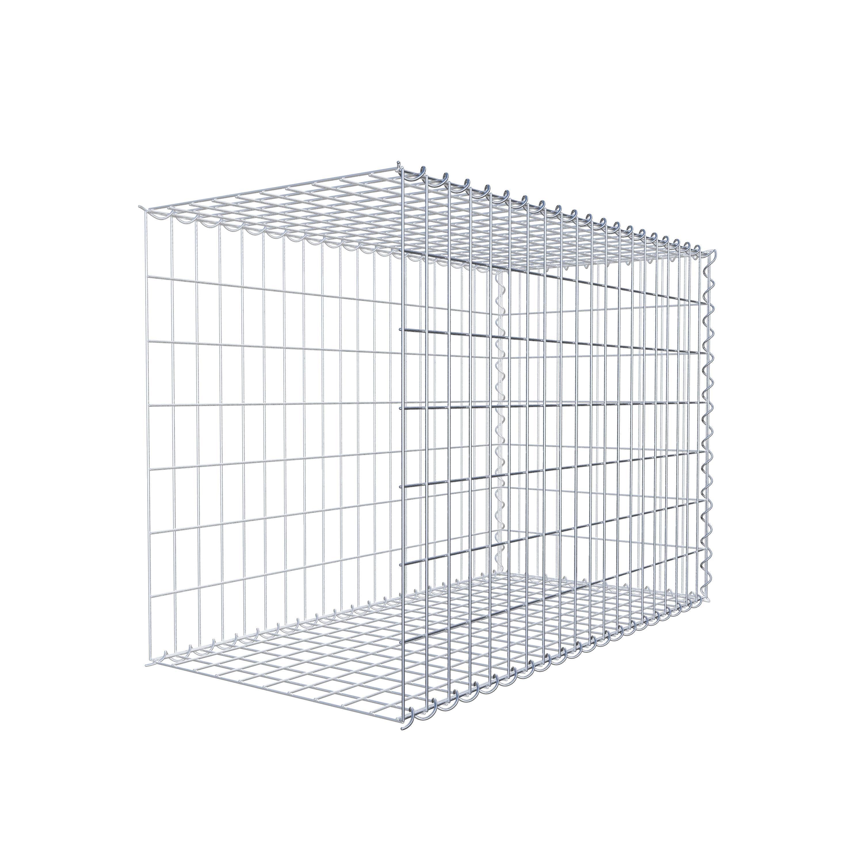 Gabion sur toile type 2 100 cm x 70 cm x 50 cm (L x H x P), maille 5 cm x 10 cm, spirale