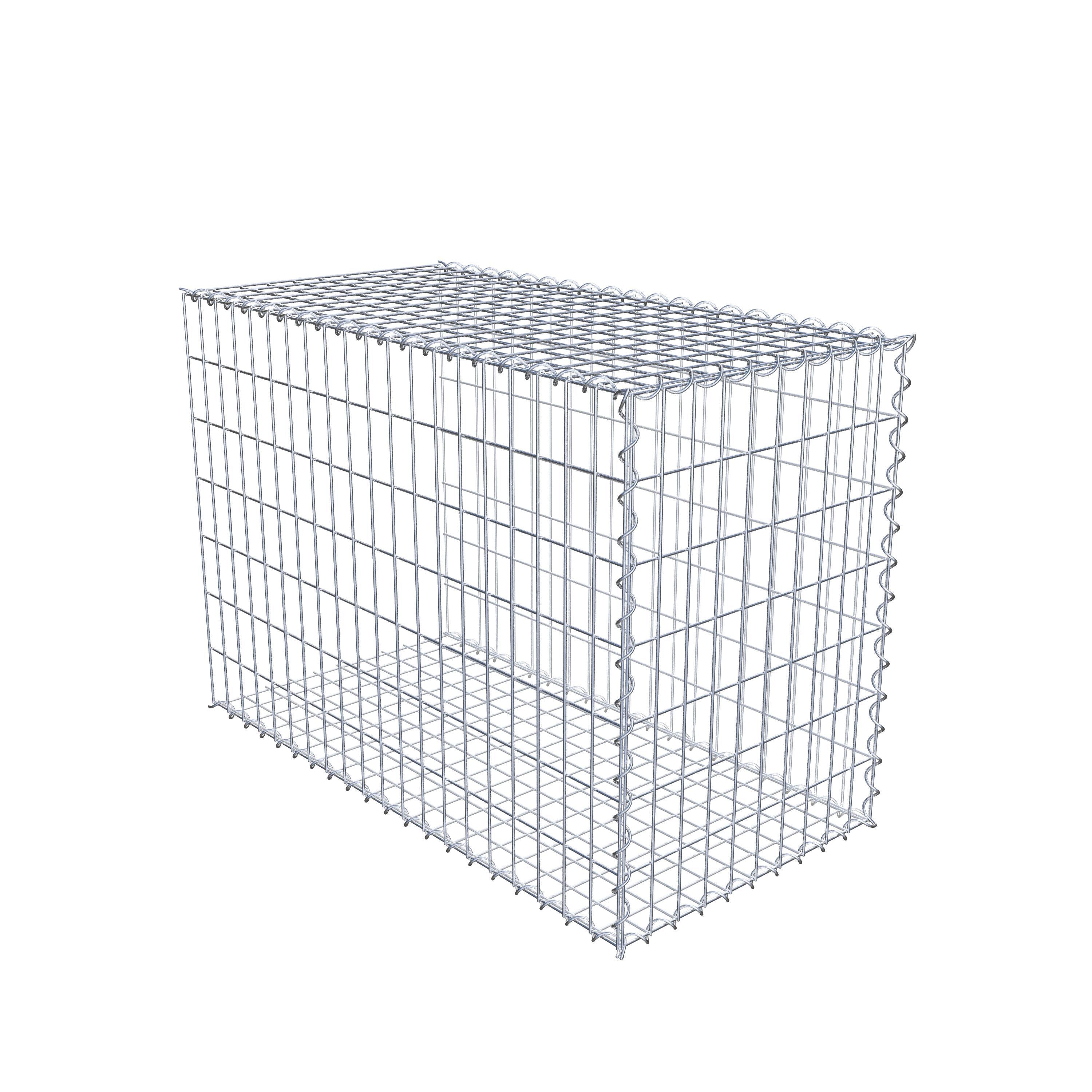 Gabion sur toile type 2 100 cm x 70 cm x 50 cm (L x H x P), maille 5 cm x 10 cm, spirale