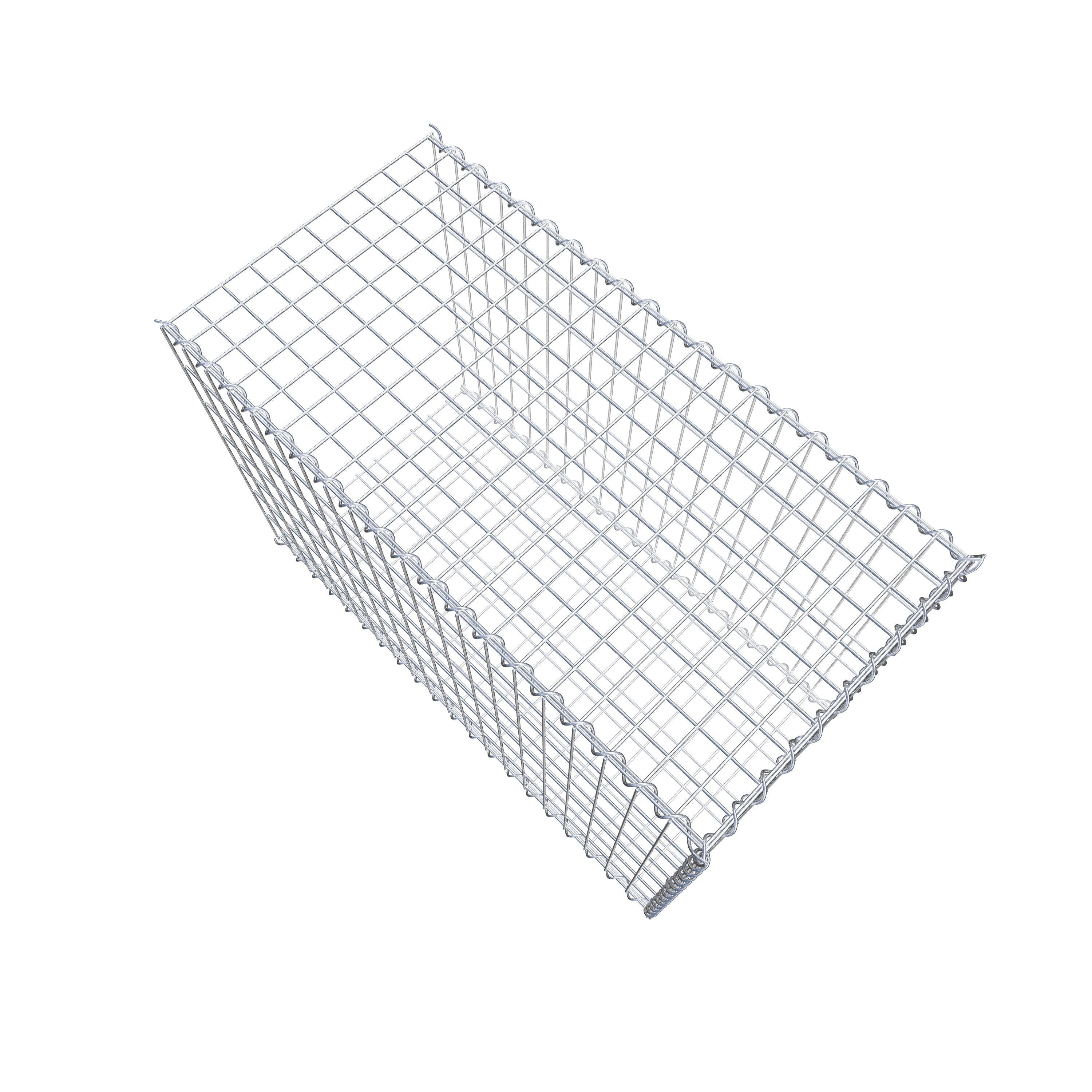 Gabion sur toile type 2 100 cm x 70 cm x 50 cm (L x H x P), maille 5 cm x 10 cm, spirale