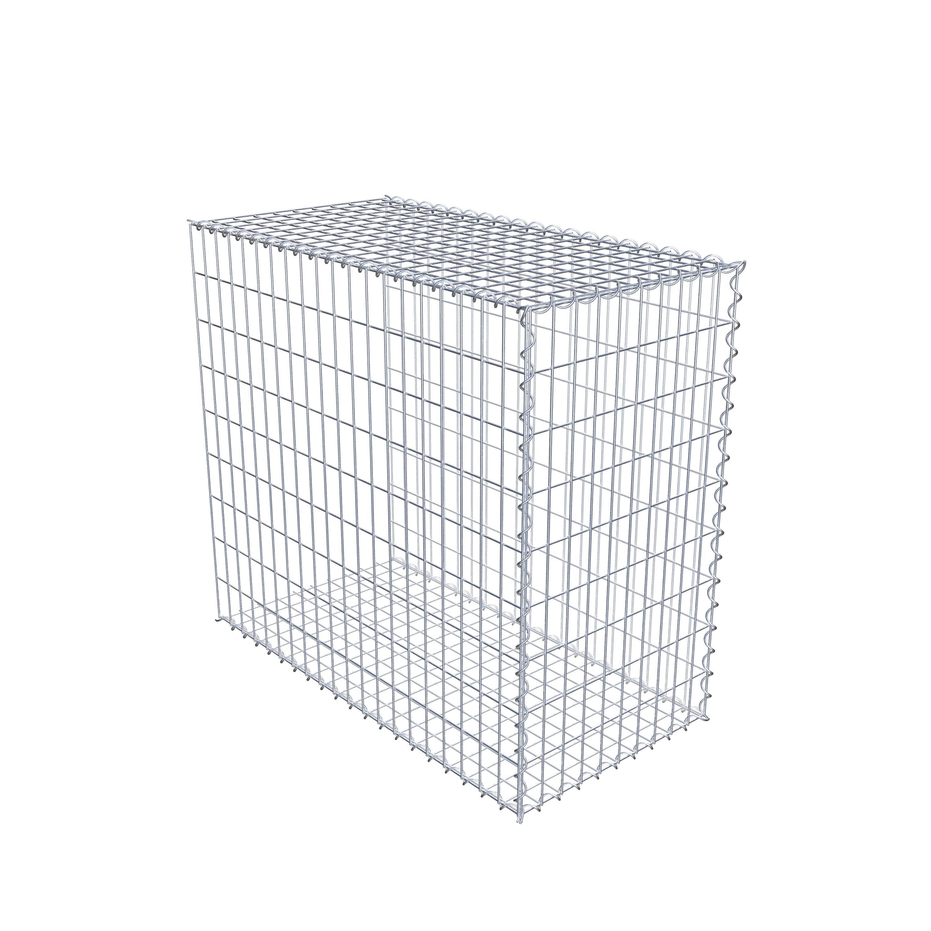 Gabion sur toile type 2 100 cm x 90 cm x 50 cm (L x H x P), maille 5 cm x 10 cm, spirale