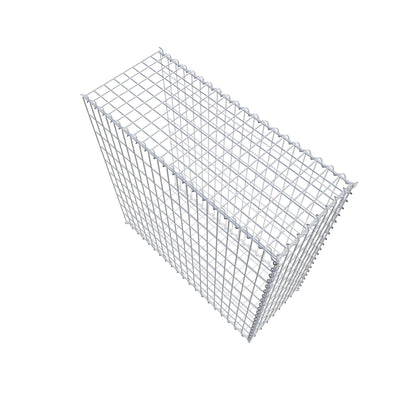Gabion rapporté type 2 100 cm x 100 cm x 40 cm (L x H x P), mailles 5 cm x 10 cm, spirale