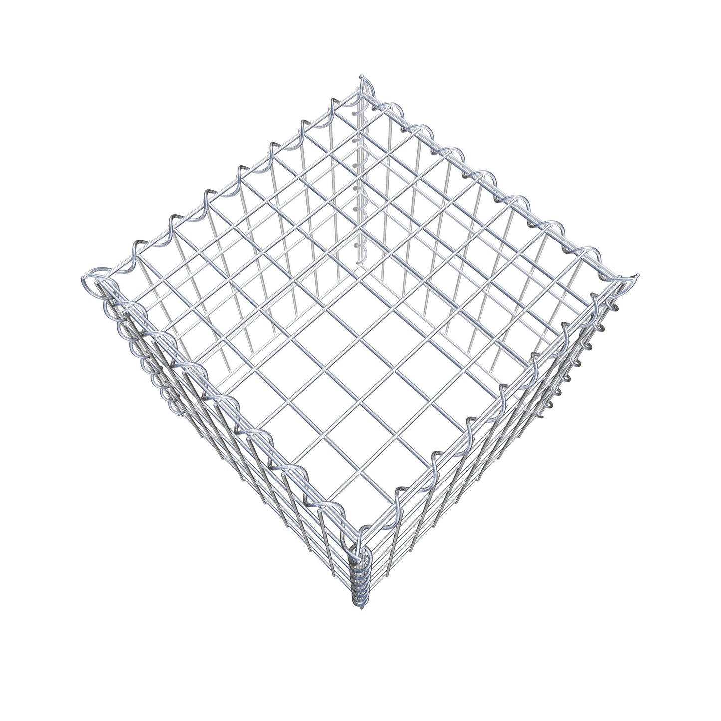 Gavión adicional tipo 3 40 cm x 40 cm x 40 cm (L x A x P), malla 5 cm x 10 cm, en espiral