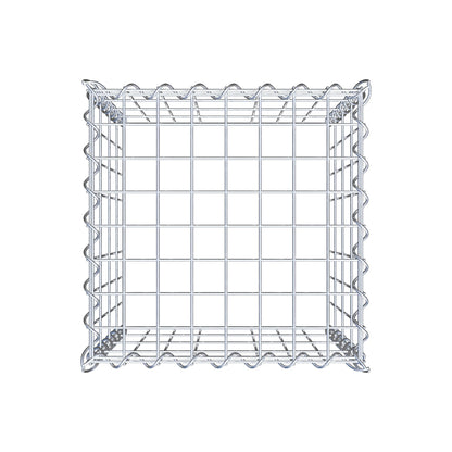 Gavión adicional tipo 3 40 cm x 40 cm x 40 cm (L x A x P), malla 5 cm x 10 cm, en espiral