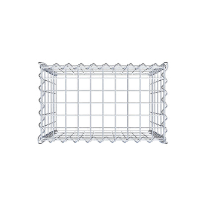 Gabbione aggiuntivo tipo 3 50 cm x 50 cm x 30 cm (L x H x P), dimensione maglia 5 cm x 10 cm, a spirale